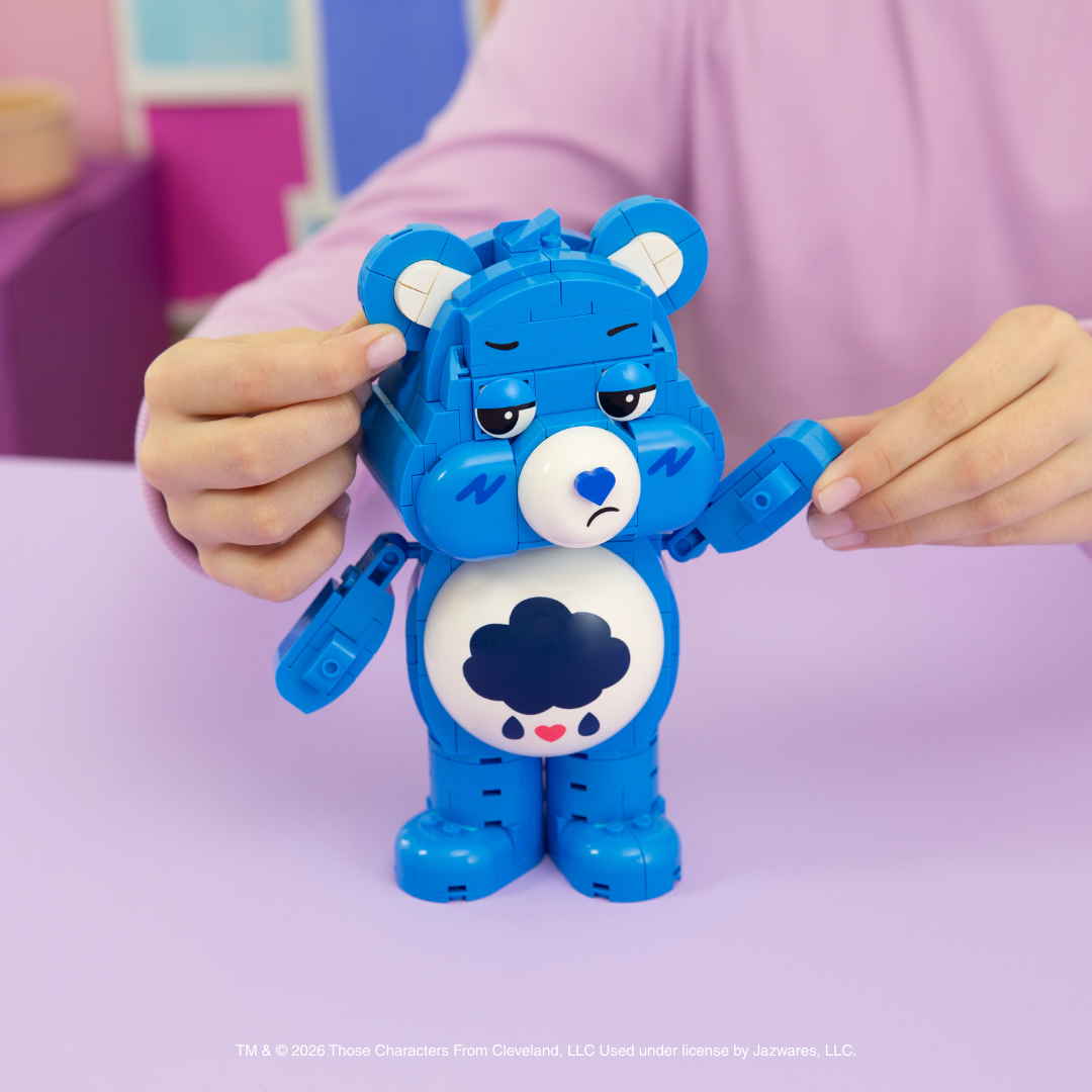Care Bears Grumpy Bear Building Set - 7-Inch Buildable Articulated Figure - Image 2