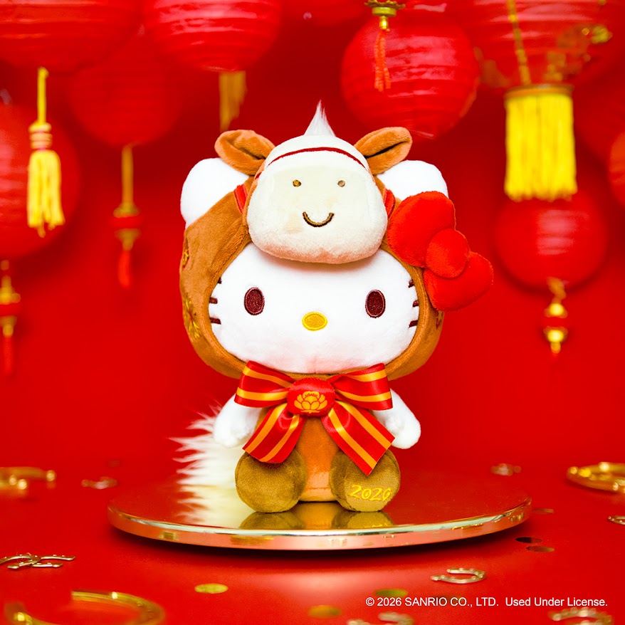 Hello Kitty and Friends 8-Inch Hello Kitty 2026 Year of the Horse New Year Plush - Limited Edition - Image 2