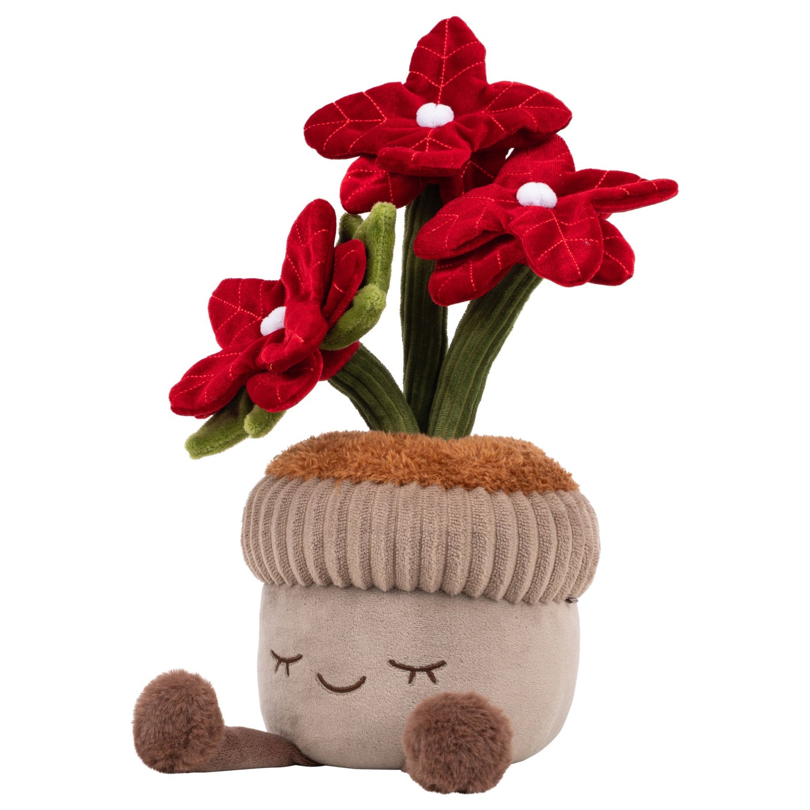 Greenhouse by Russ 12-Inch Poinsettia Plant Plush - Image 2
