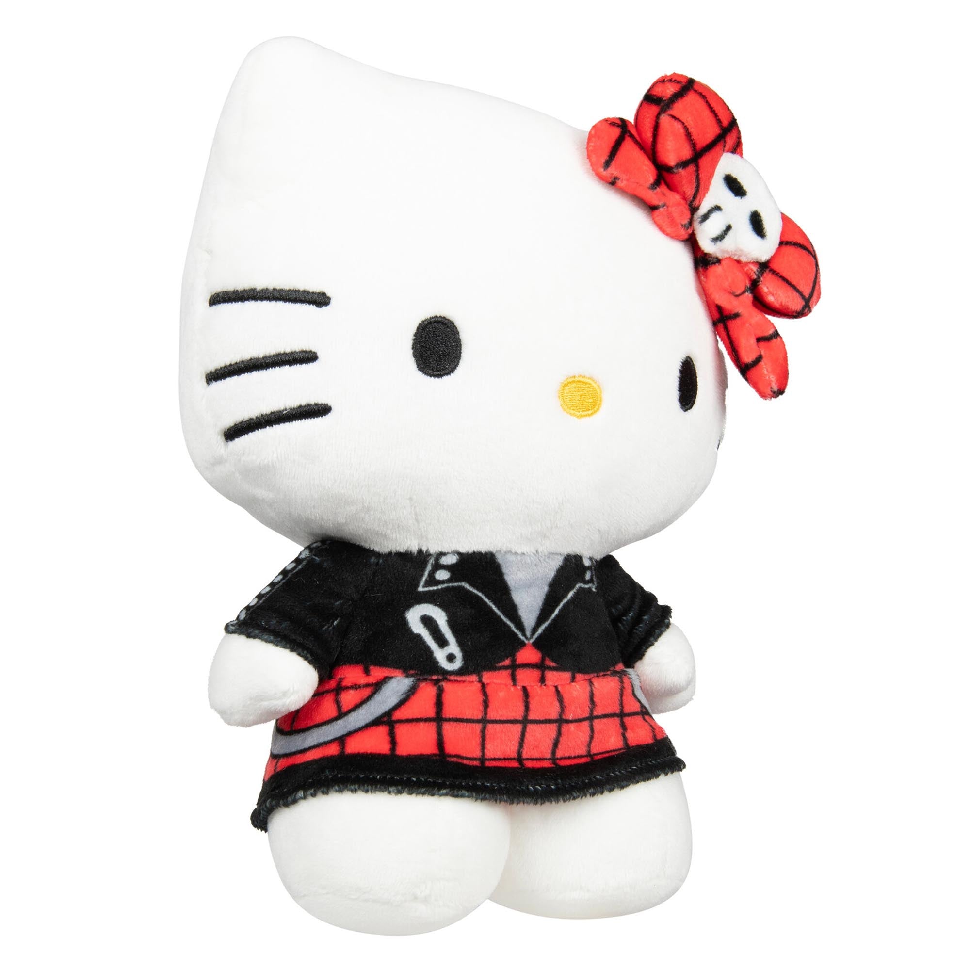 Hello Kitty and Friends Series 2 - Hello Kitty 8-Inch Red Punks Plush - Image 2