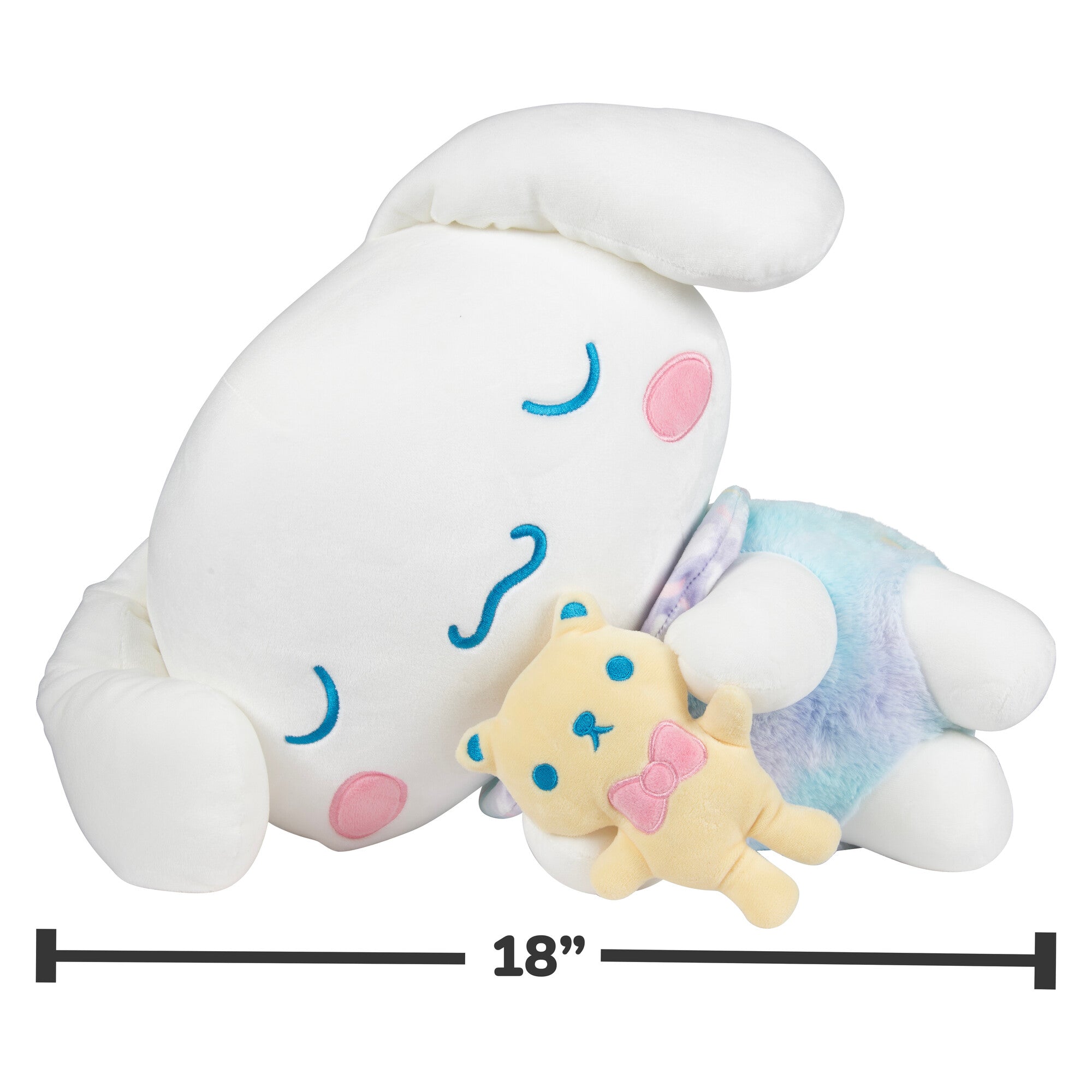 Hello Kitty and Friends 18-Inch Sleeping Plush - Cinnamoroll - Image 5