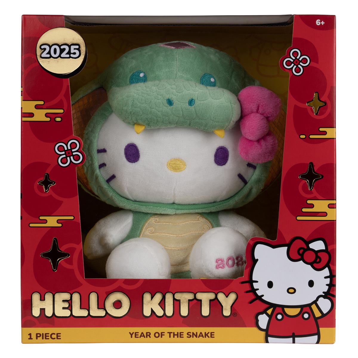Hello Kitty and Friends 8-Inch Hello Kitty 2025 Year of the Snake New Year Plush - Limited Edition - Image 3