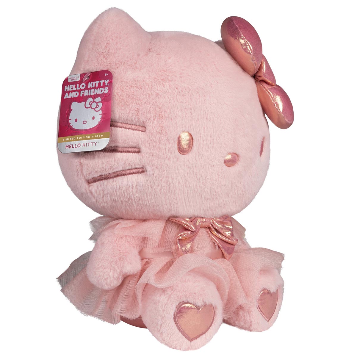 Hello Kitty and Friends Ultra-Premier 12-Inch Hello Kitty Monochrome Plush - Limited Edition - Image 7