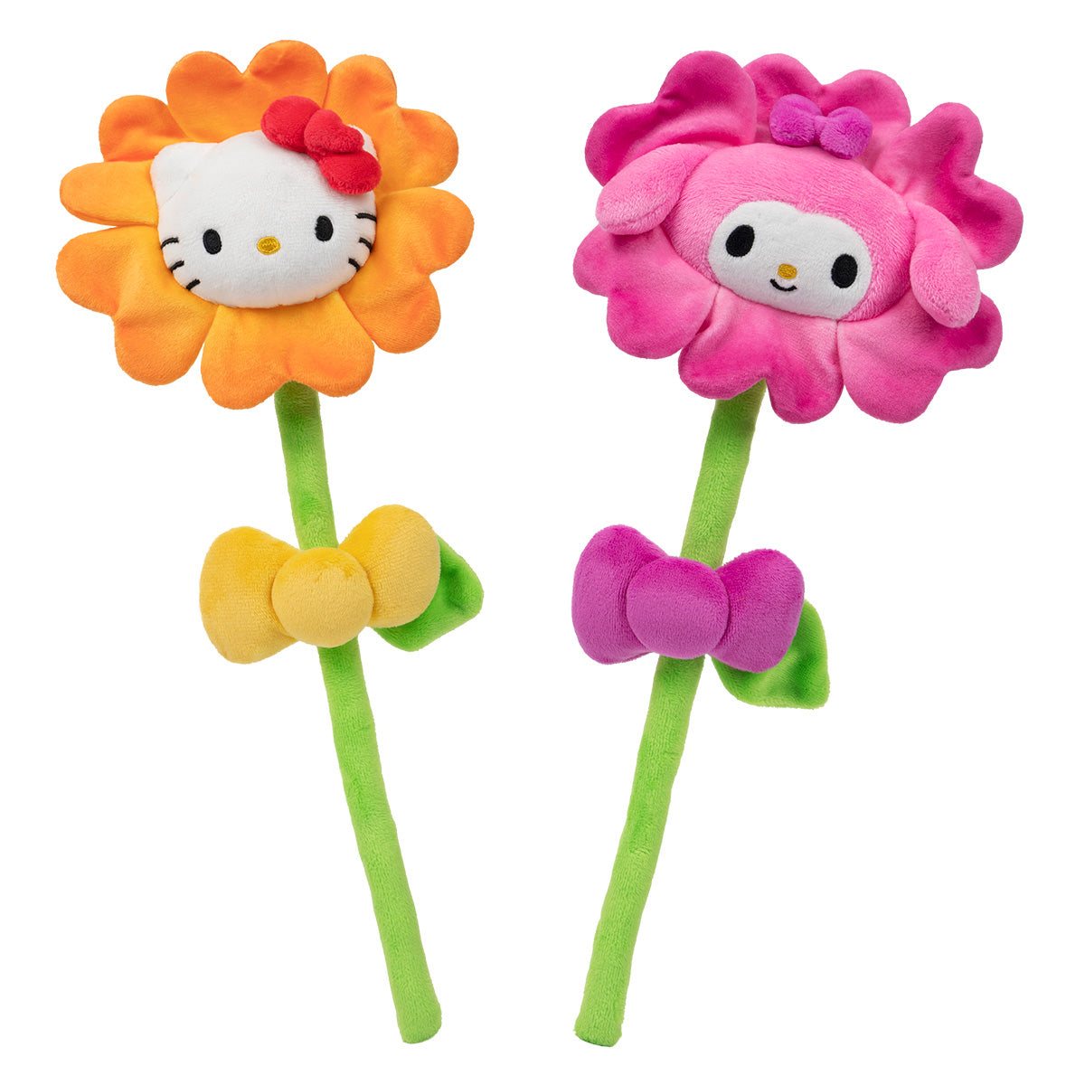 Hello Kitty and Friends 14-Inch Plush Flower 2-Pack - Hello Kitty & My Melody - Image 2