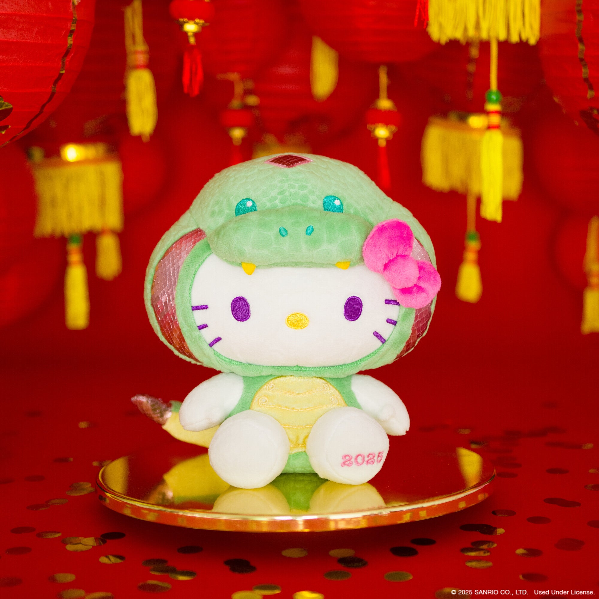 Hello Kitty and Friends 8-Inch Hello Kitty 2025 Year of the Snake New Year Plush - Limited Edition - Image 2