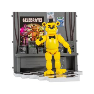 Five Nights at Freddy's Golden Freddy Office Set - 5-Inch Articulated Figure