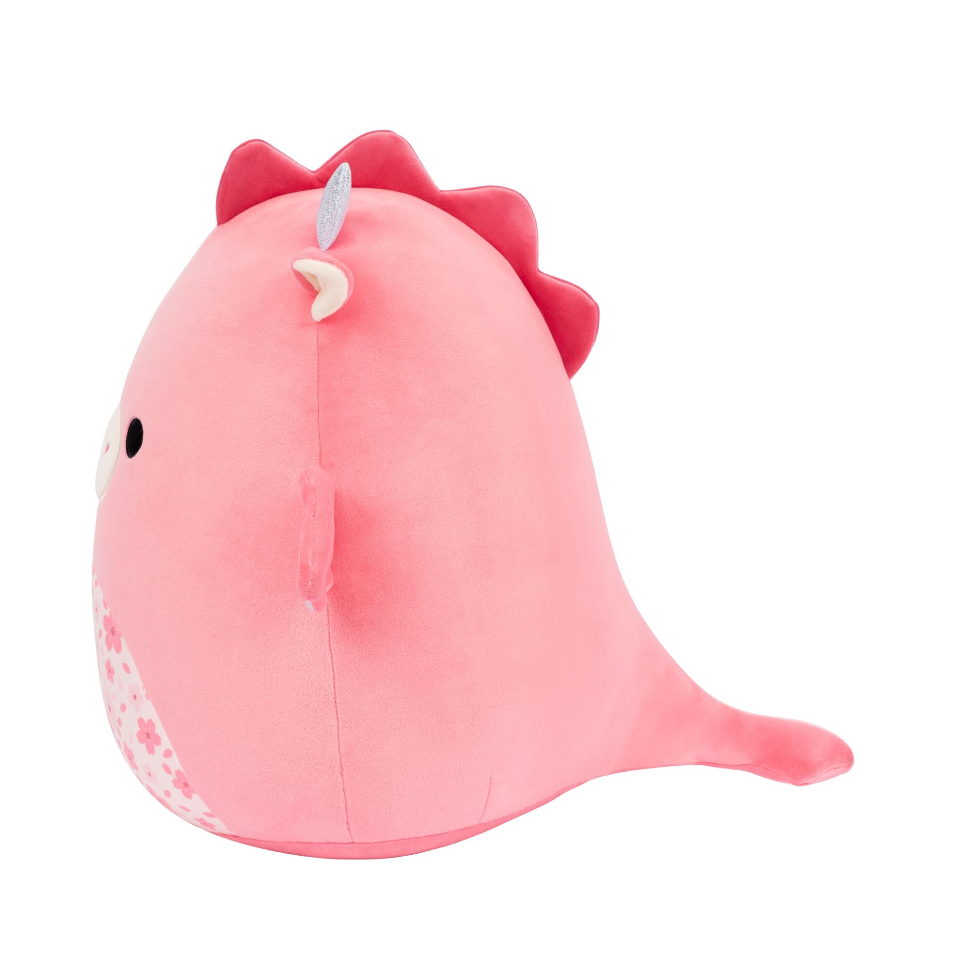 14-Inch Aegi the Pink Dragon with Sakura Print Belly - Image 3