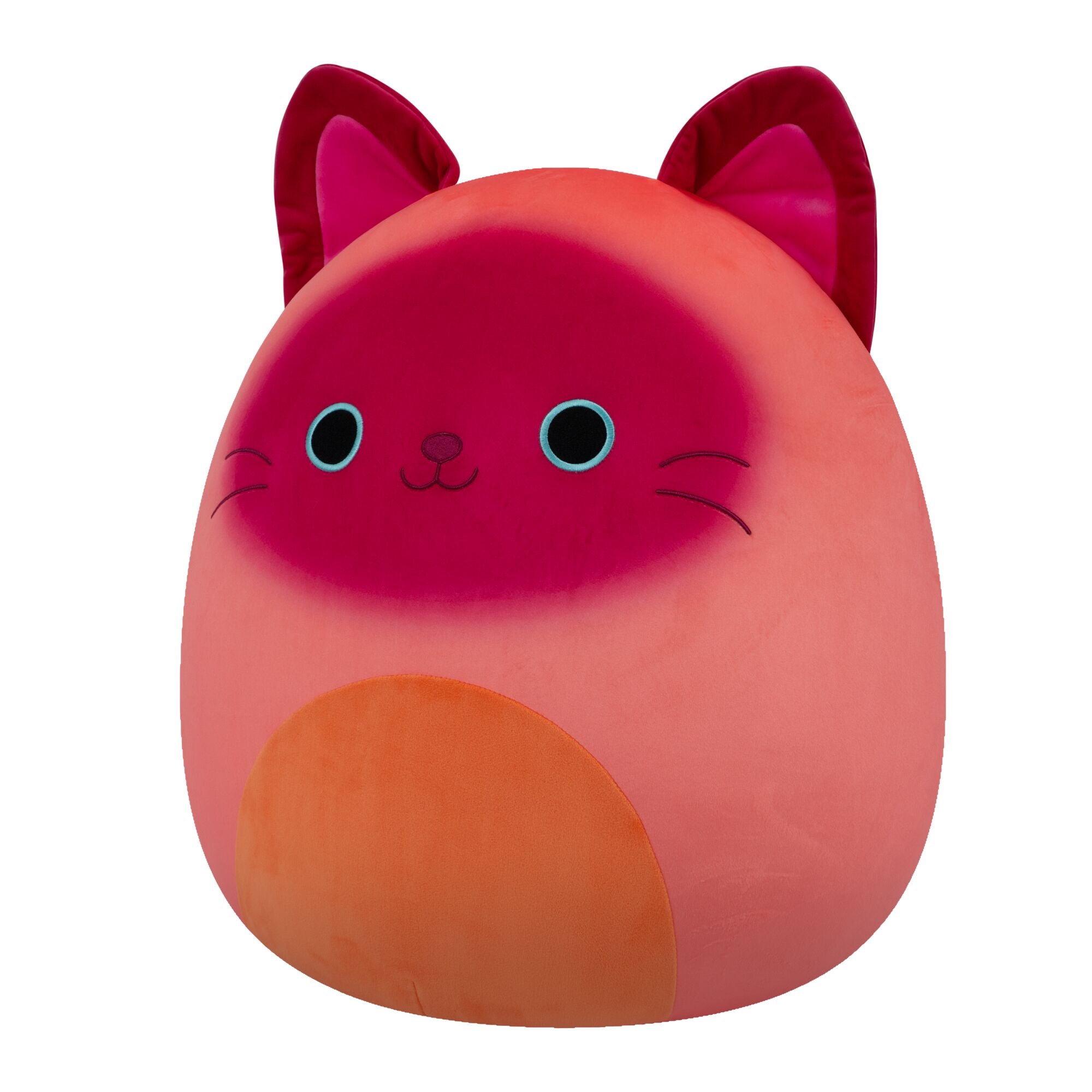 20-Inch Madisun the Orange and Maroon Siamese Cat - Image 2