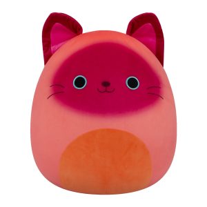 20-Inch Madisun the Orange and Maroon Siamese Cat