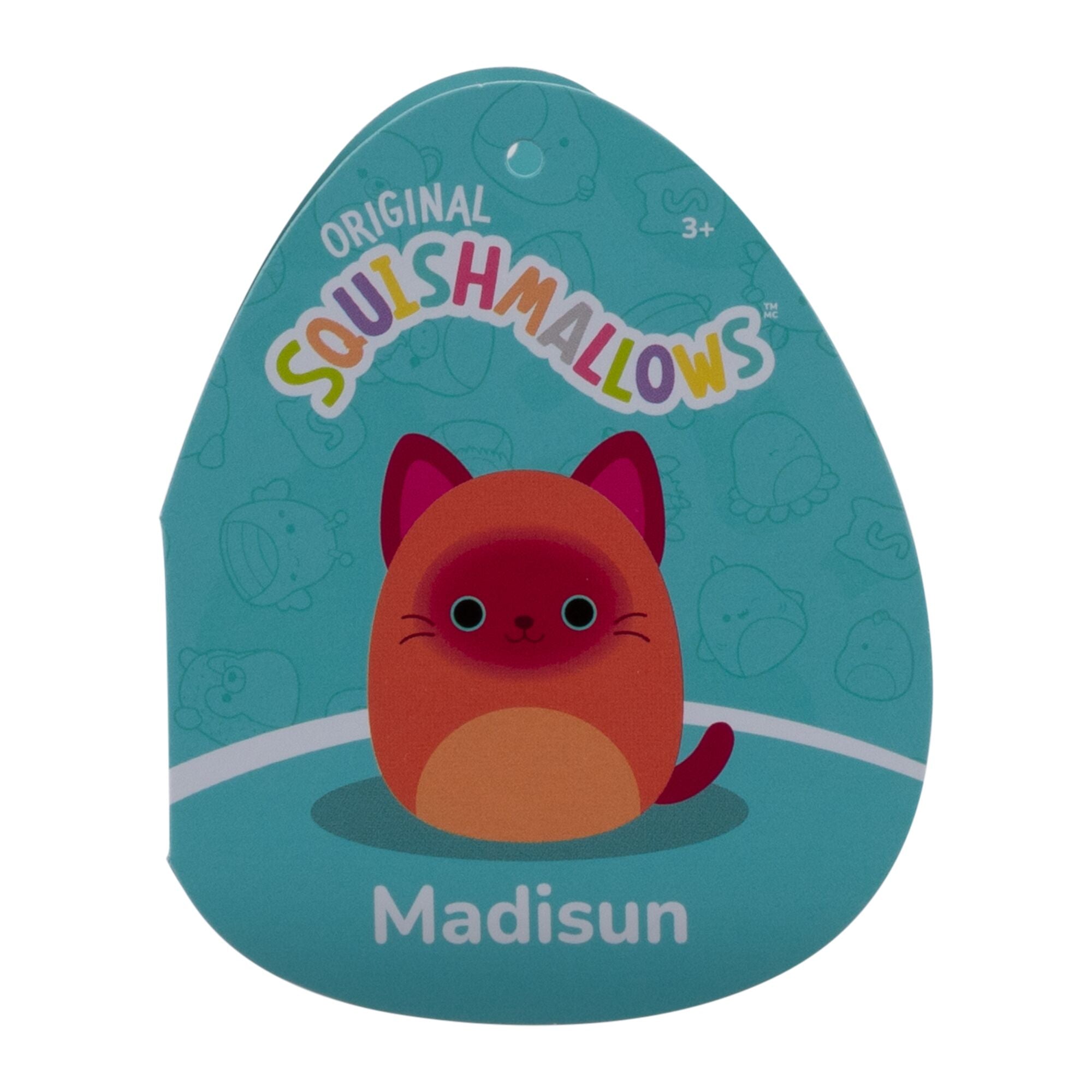 20-Inch Madisun the Orange and Maroon Siamese Cat - Image 5