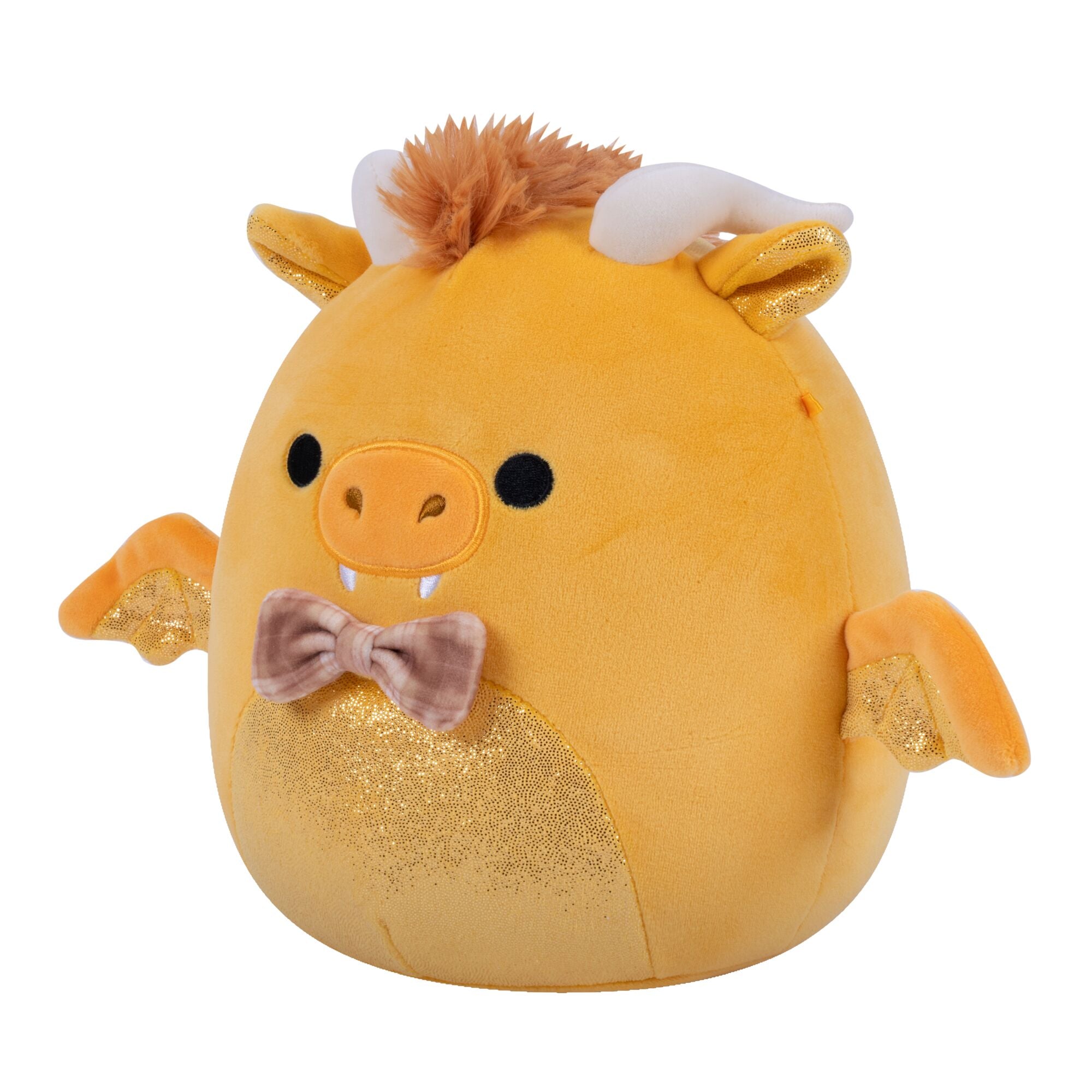 8-Inch Mister the Gold Dragon with Bowtie and Sparkle Belly - Image 2