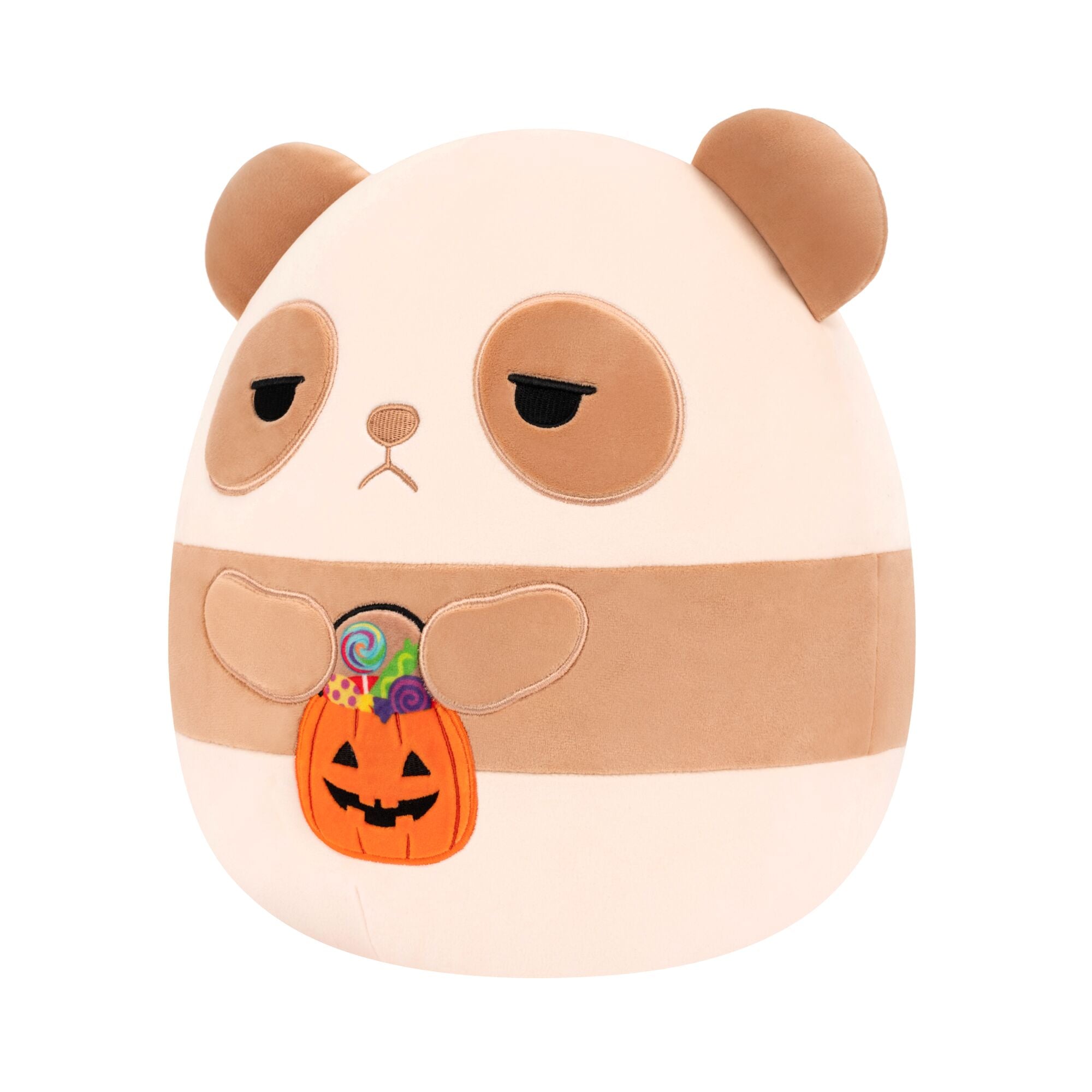 12-Inch Guerra the Brown Panda Holding Candy Pail - Image 2