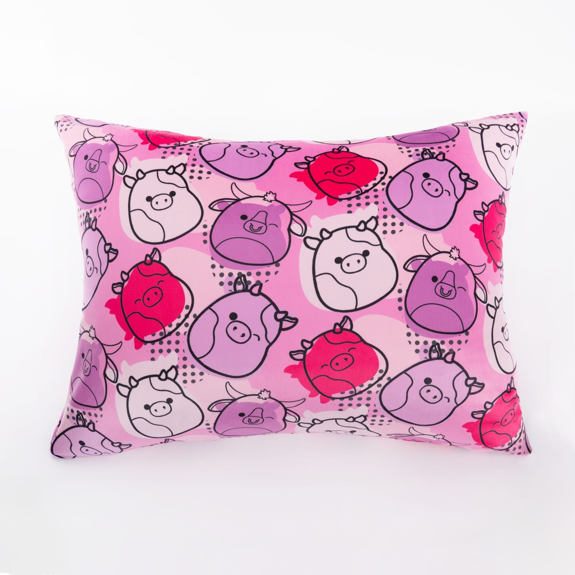 Comic Pop Pink SquishPillow Pillowcase (Standard)