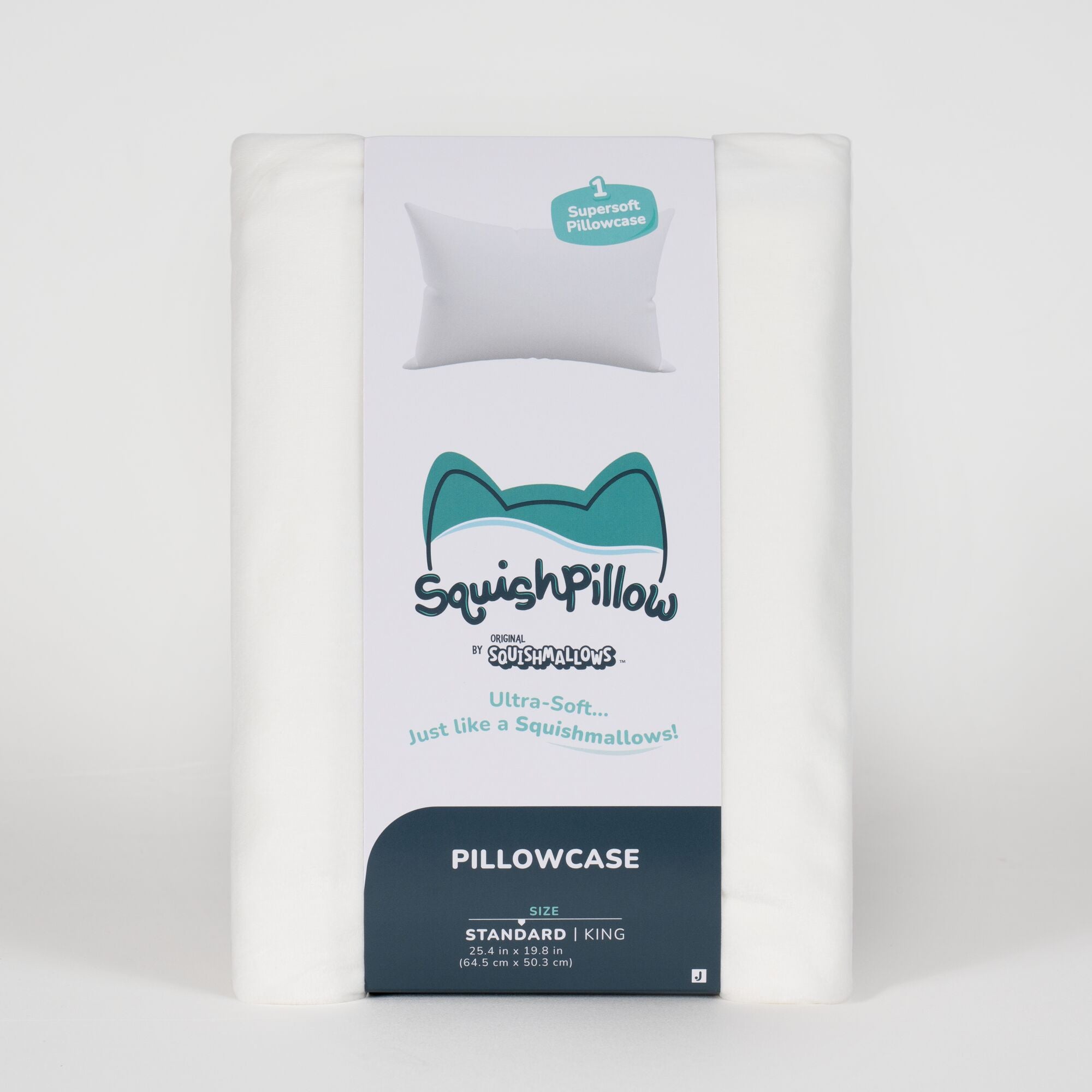 Solid Slumber White SquishPillow Pillowcase (Standard) - Image 2