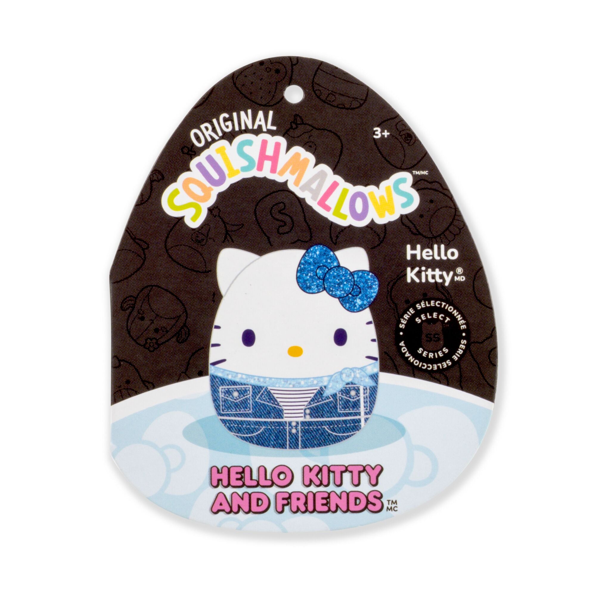 Hello Kitty and Friends 12-Inch Denim Hello Kitty Squishmallows - Image 6