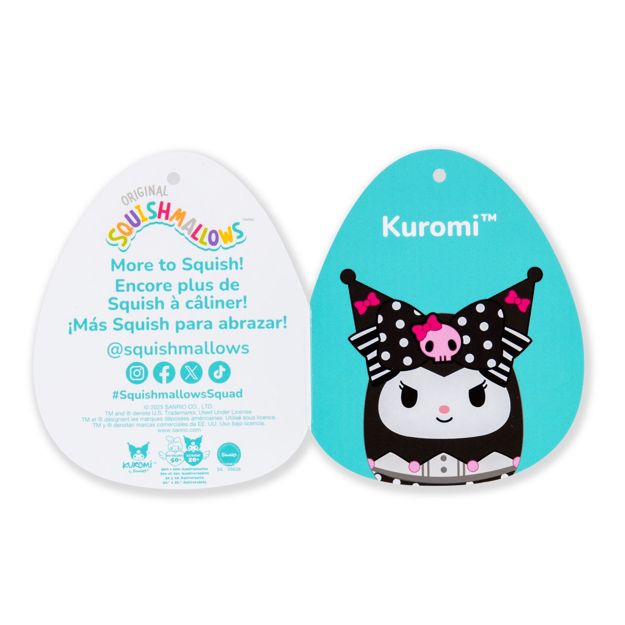 Hello Kitty and Friends 8-Inch 20th Anniversary Kuromi - Image 7