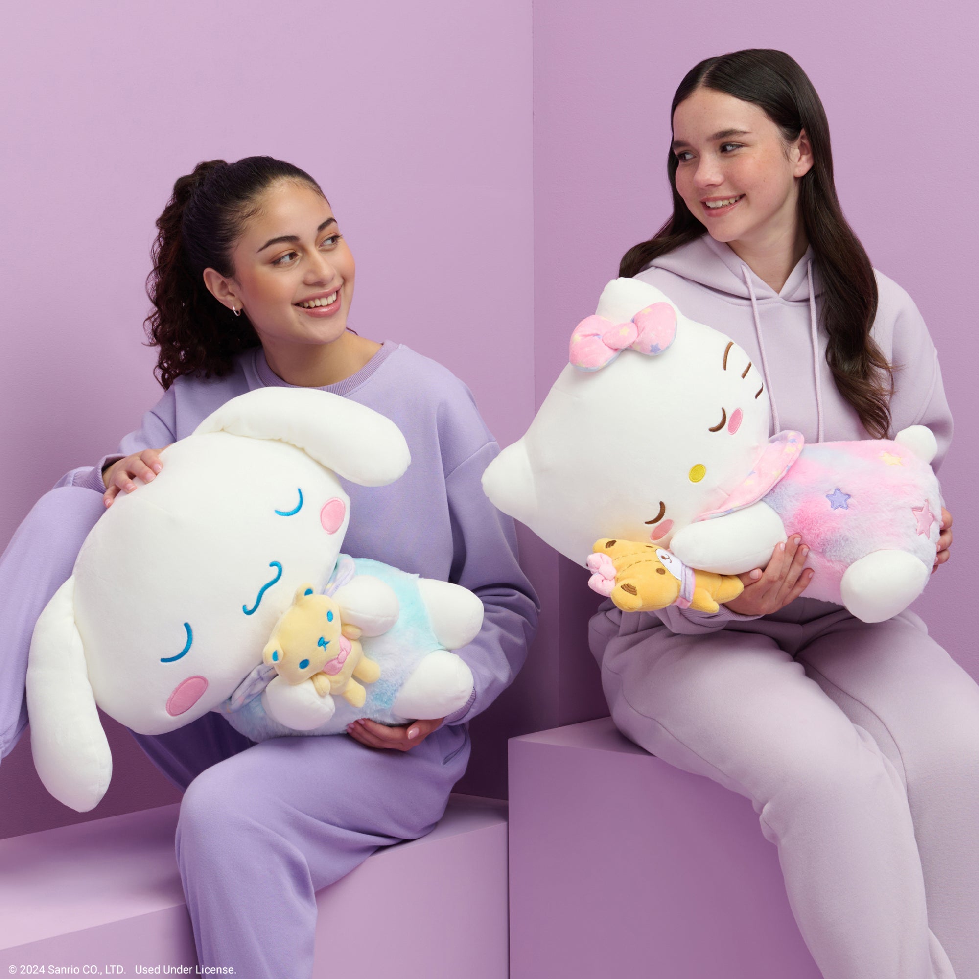 Hello Kitty and Friends 18-Inch Sleeping Plush - Cinnamoroll - Image 6