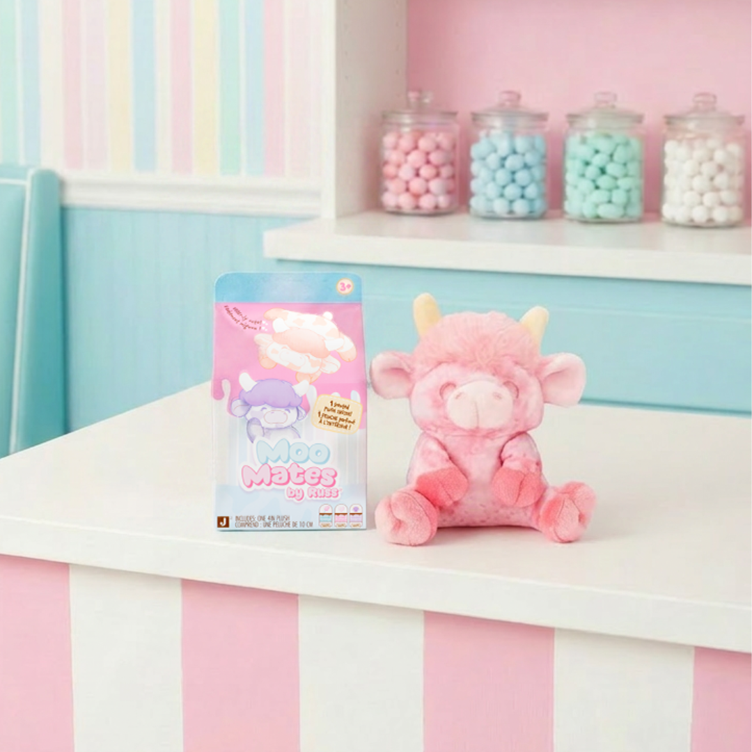 MooMates Milks by Russ 4-Inch Scented Mini Moo Blindbox - Includes 1 Surprise Plush - Image 2