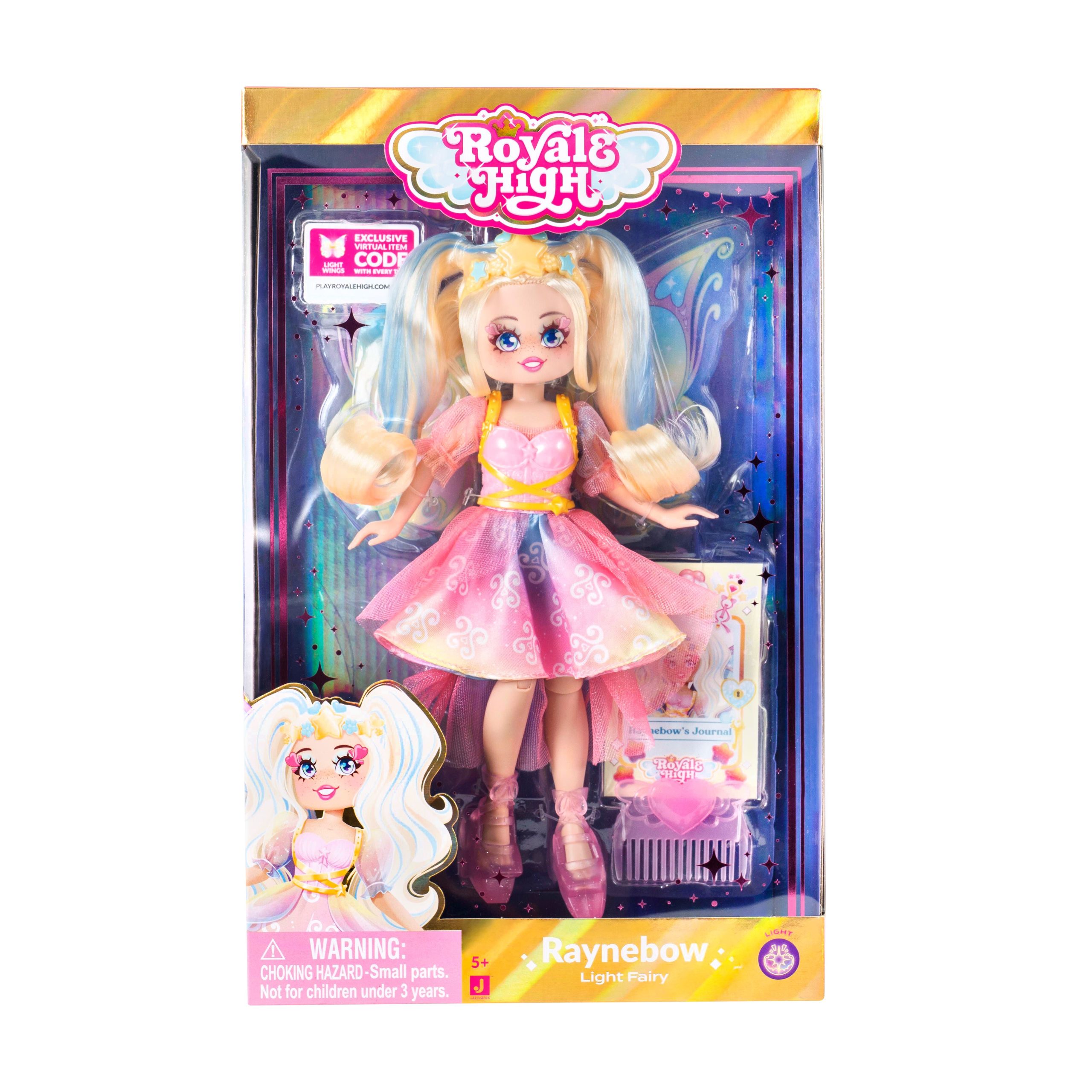 Royale High 9-Inch Fashion Doll - Raynebow the Light Fairy (Series 2) - Image 4