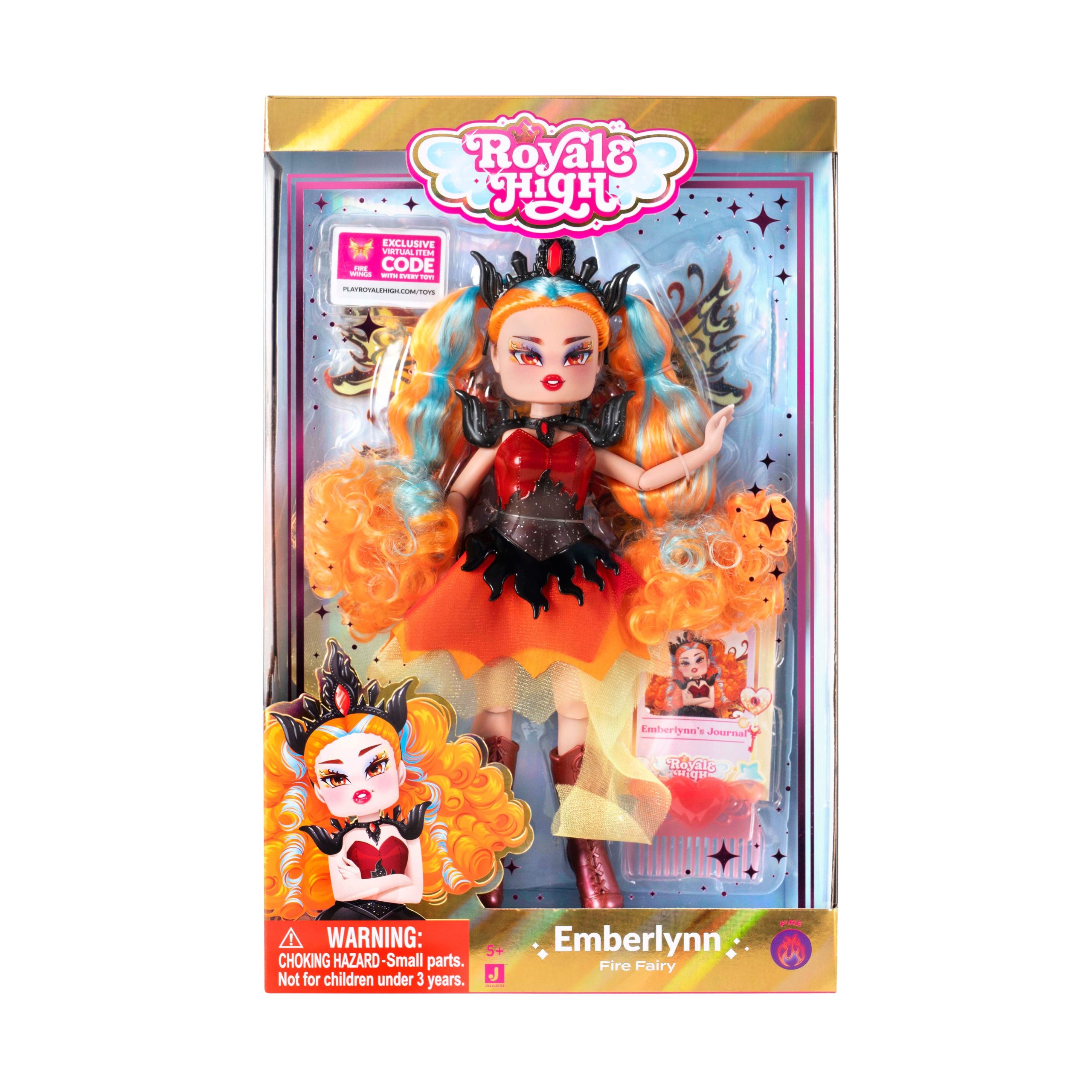 Royale High 9-Inch Fashion Doll - Emberlynn the Fire Fairy (Series 2) - Image 4