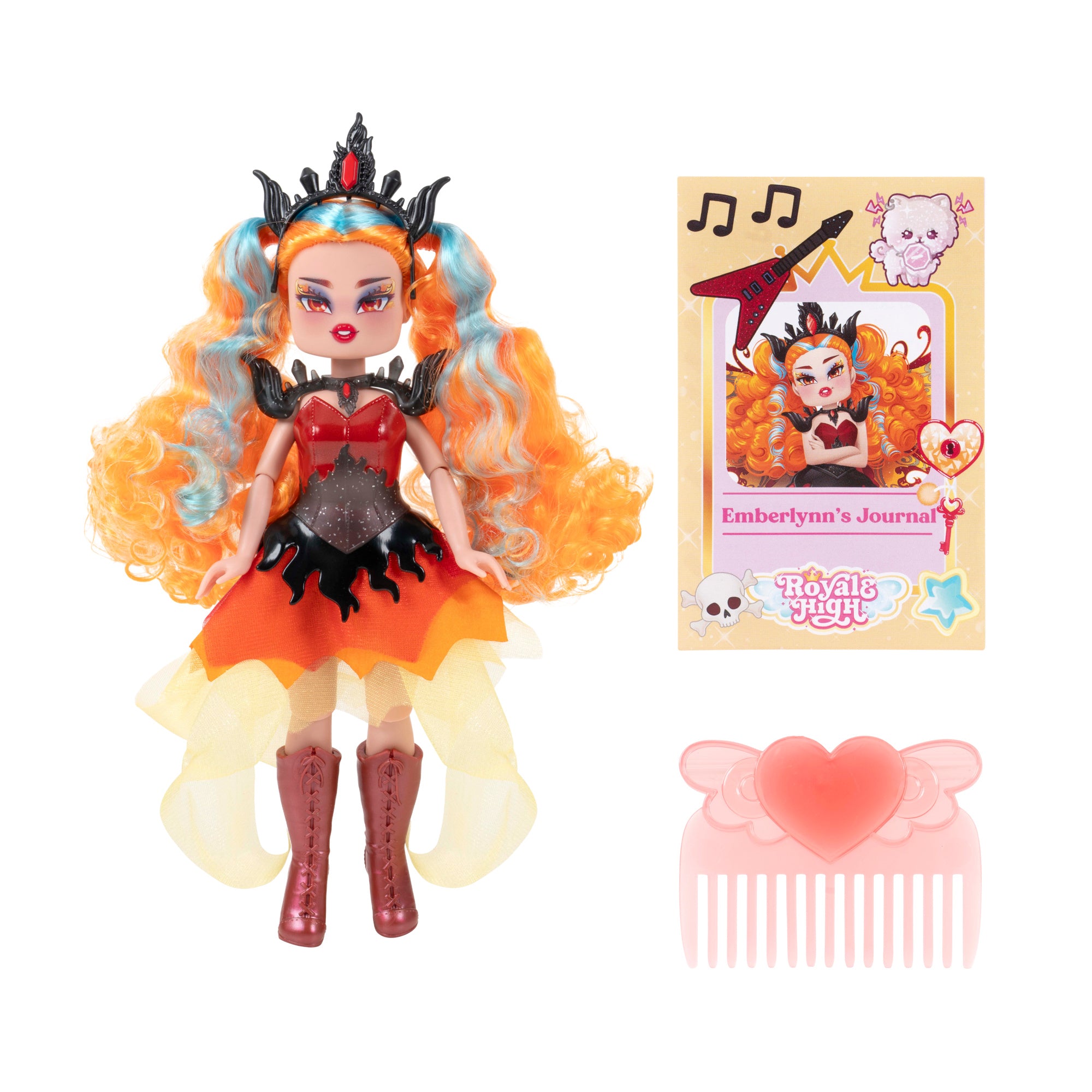 Royale High 9-Inch Fashion Doll - Emberlynn the Fire Fairy (Series 2) - Image 3
