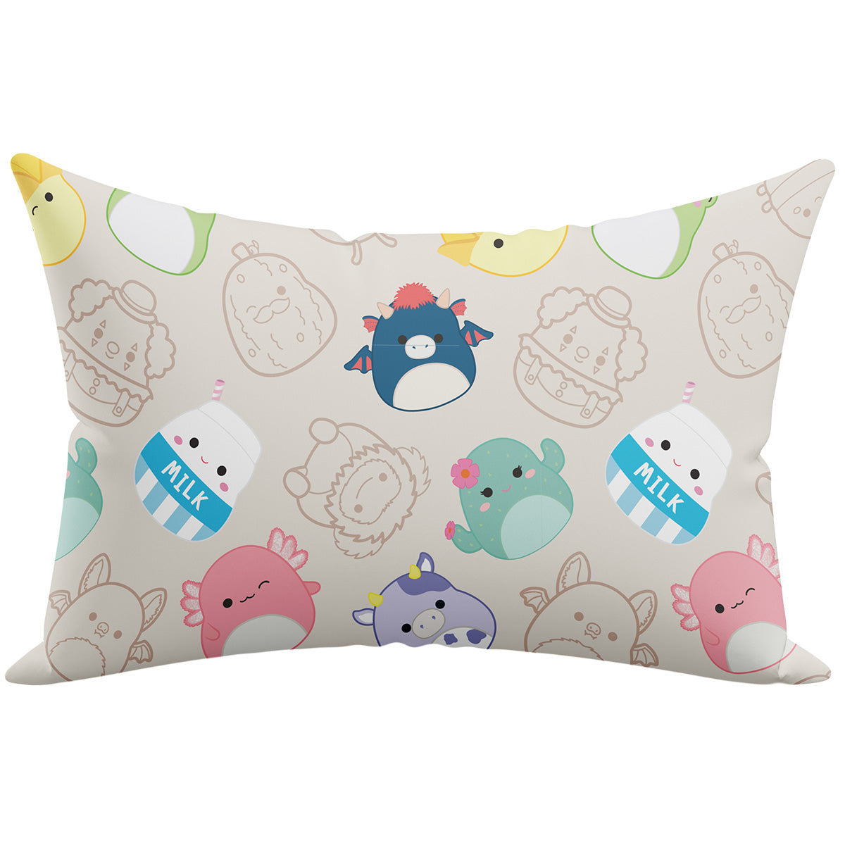 Resties Besties Tan SquishPillow Pillowcase (Standard Size)