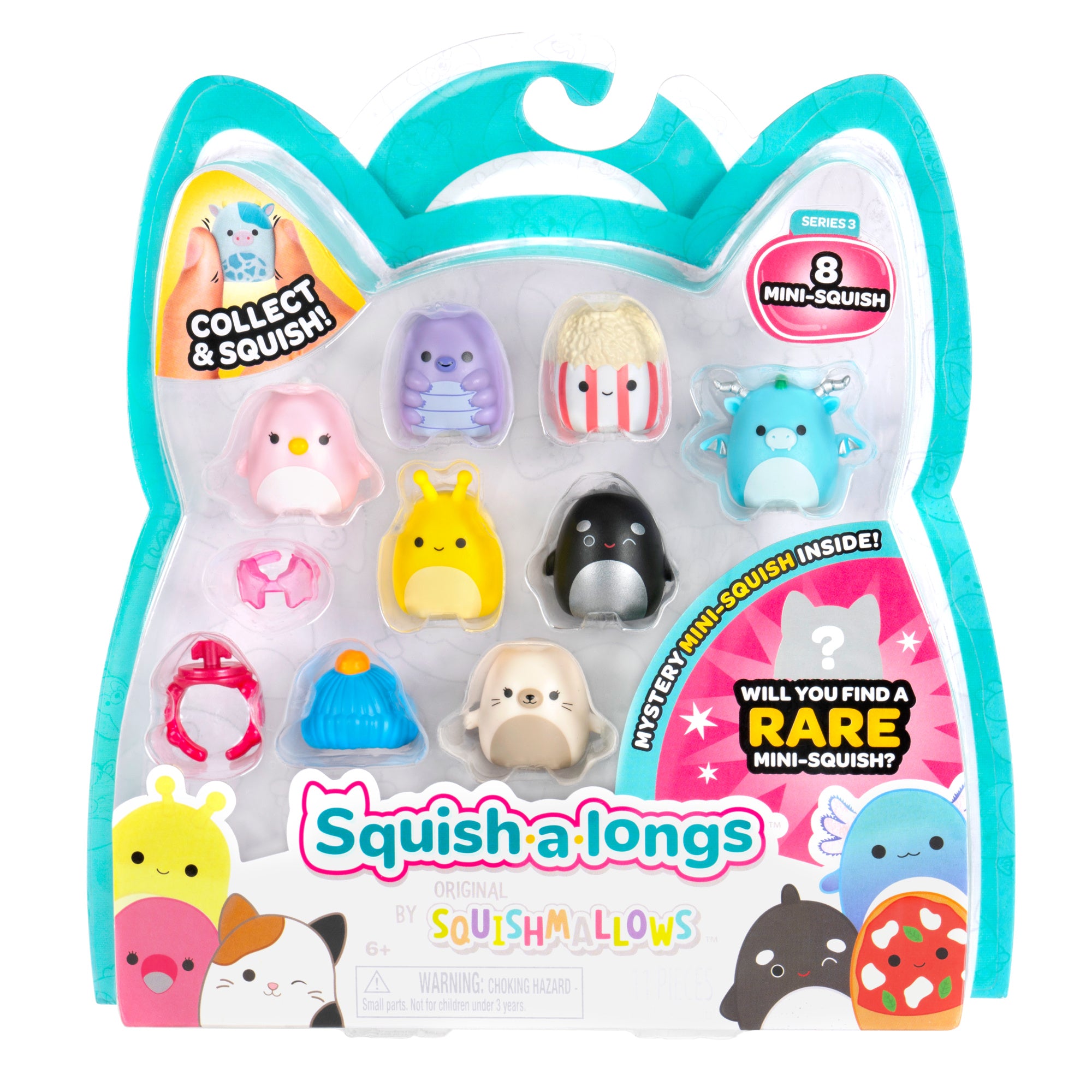 Squish-a-longs Mini-Squish 8-Pack Style 2 - Image 3