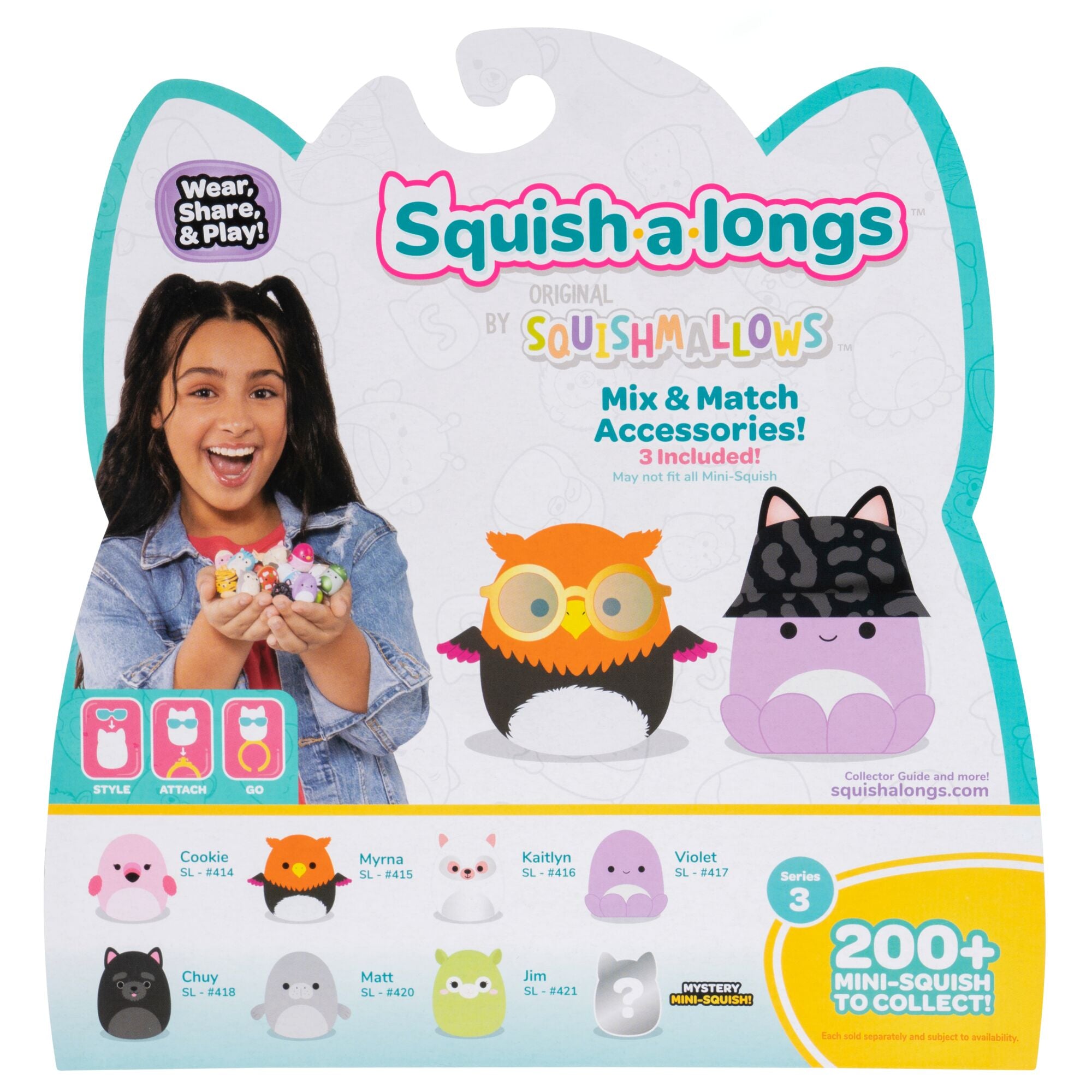Squish-a-longs Mini-Squish 8-Pack Style 3 - Image 4