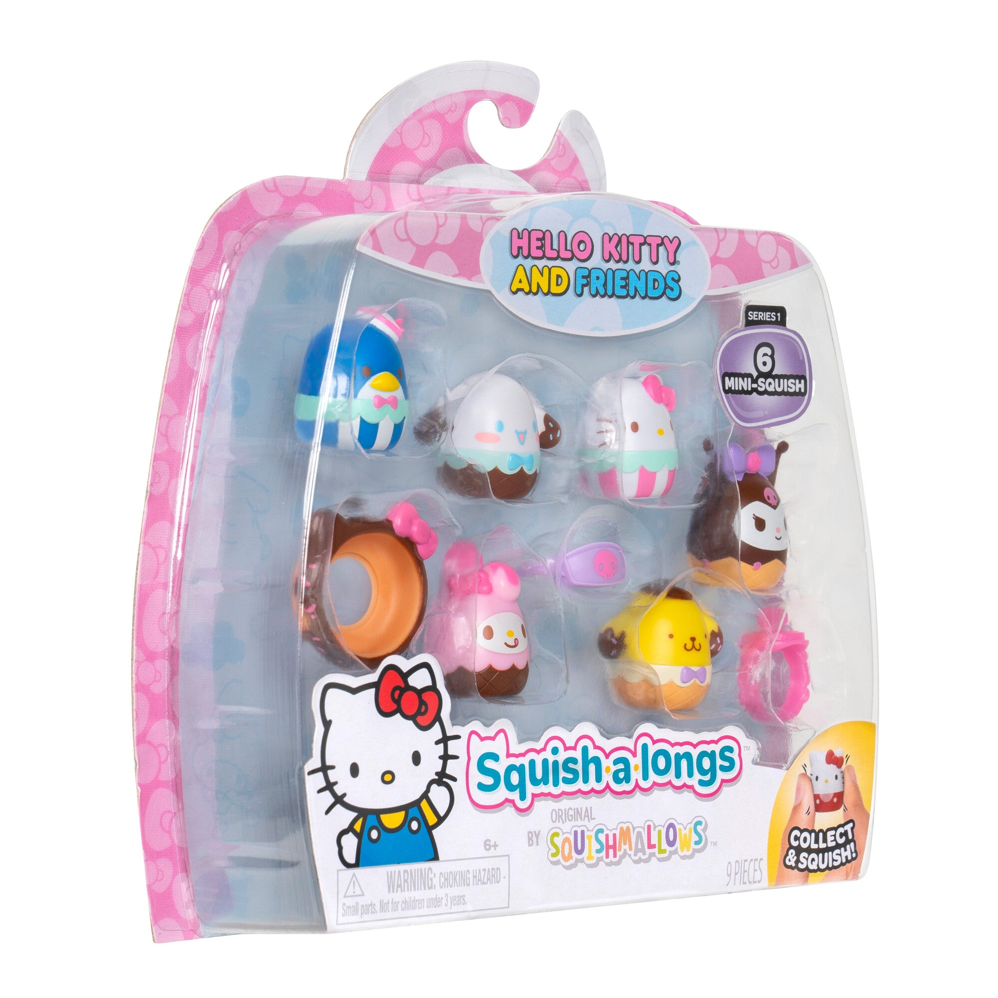 Squish-a-longs Hello Kitty and Friends Ice Cream 6-Pack - Image 6