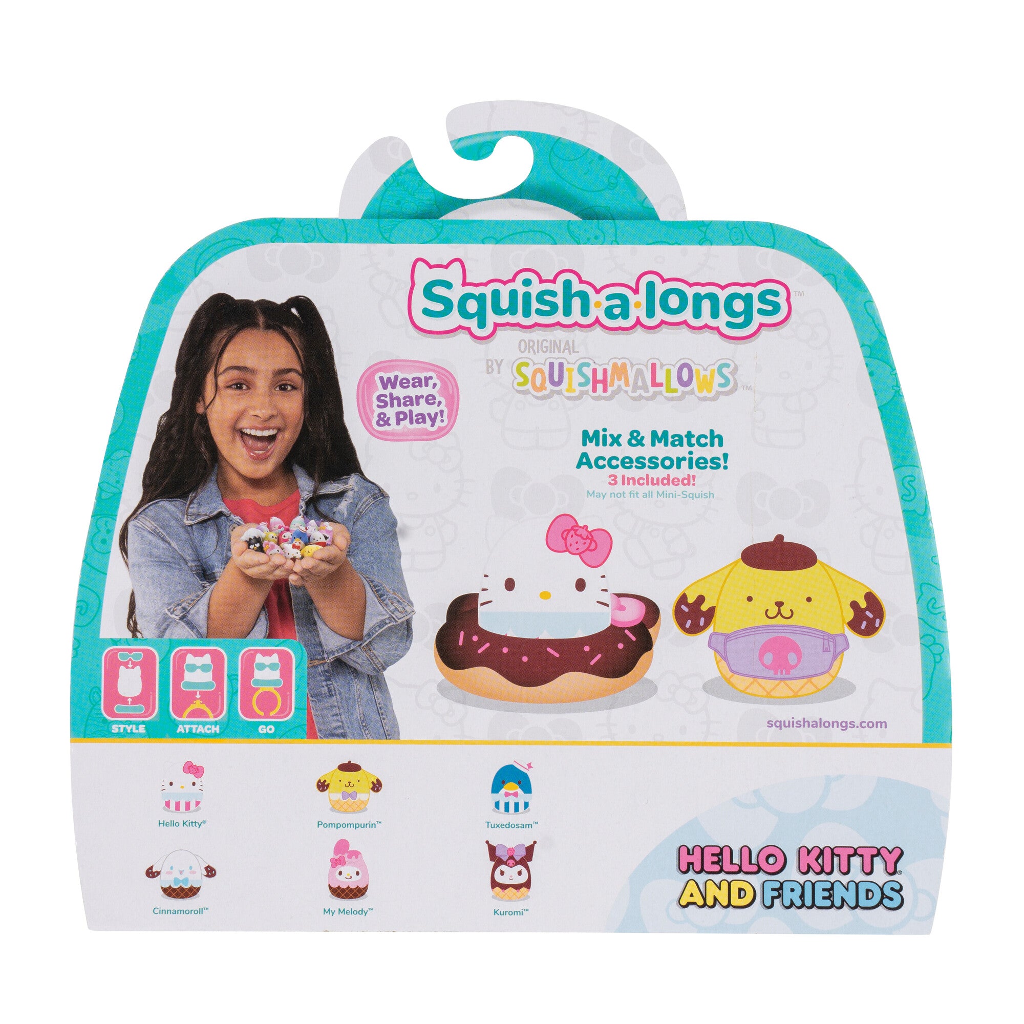 Squish-a-longs Hello Kitty and Friends Ice Cream 6-Pack - Image 7