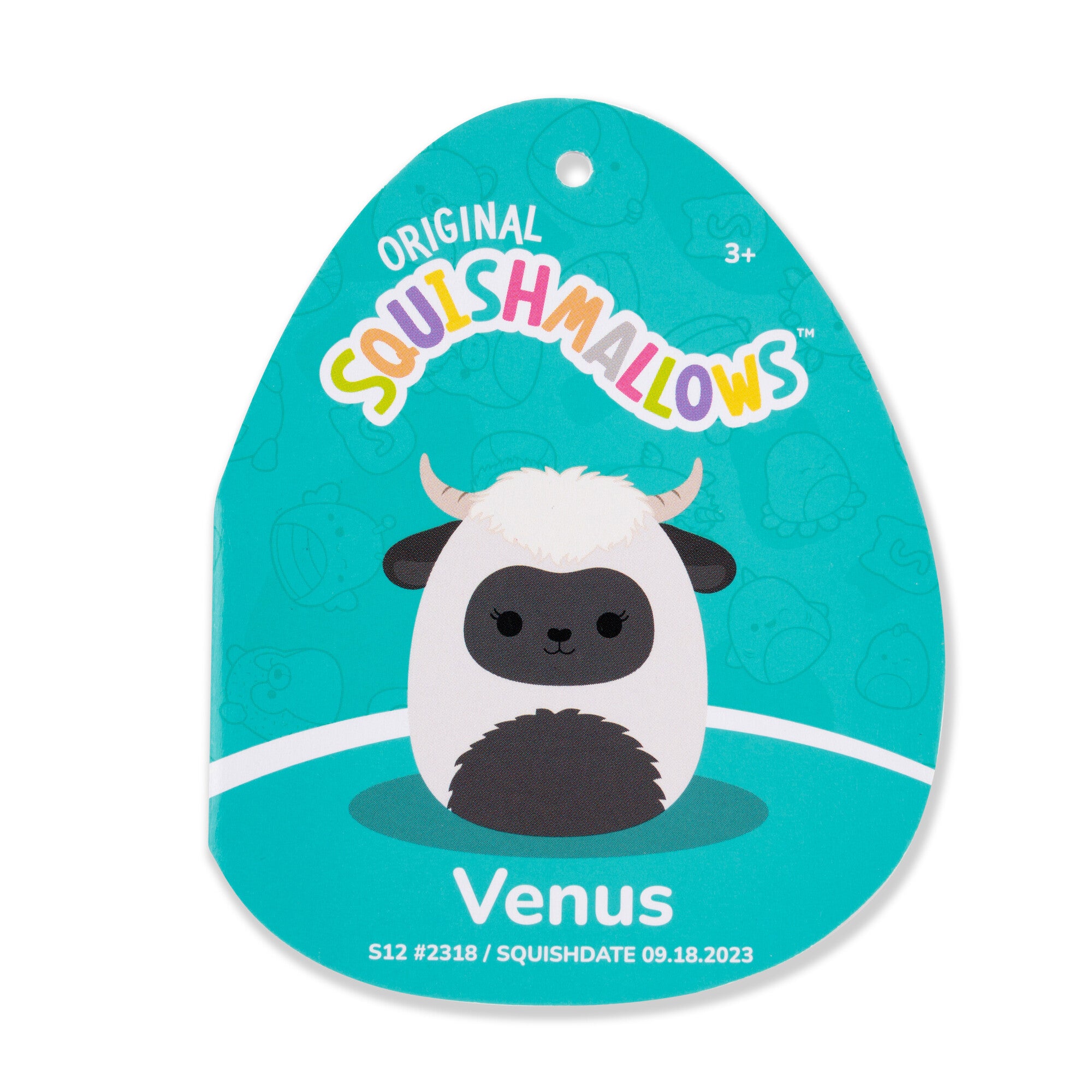 12-Inch Venus the Blacknose Sheep with Fuzzy Black Belly - Image 5