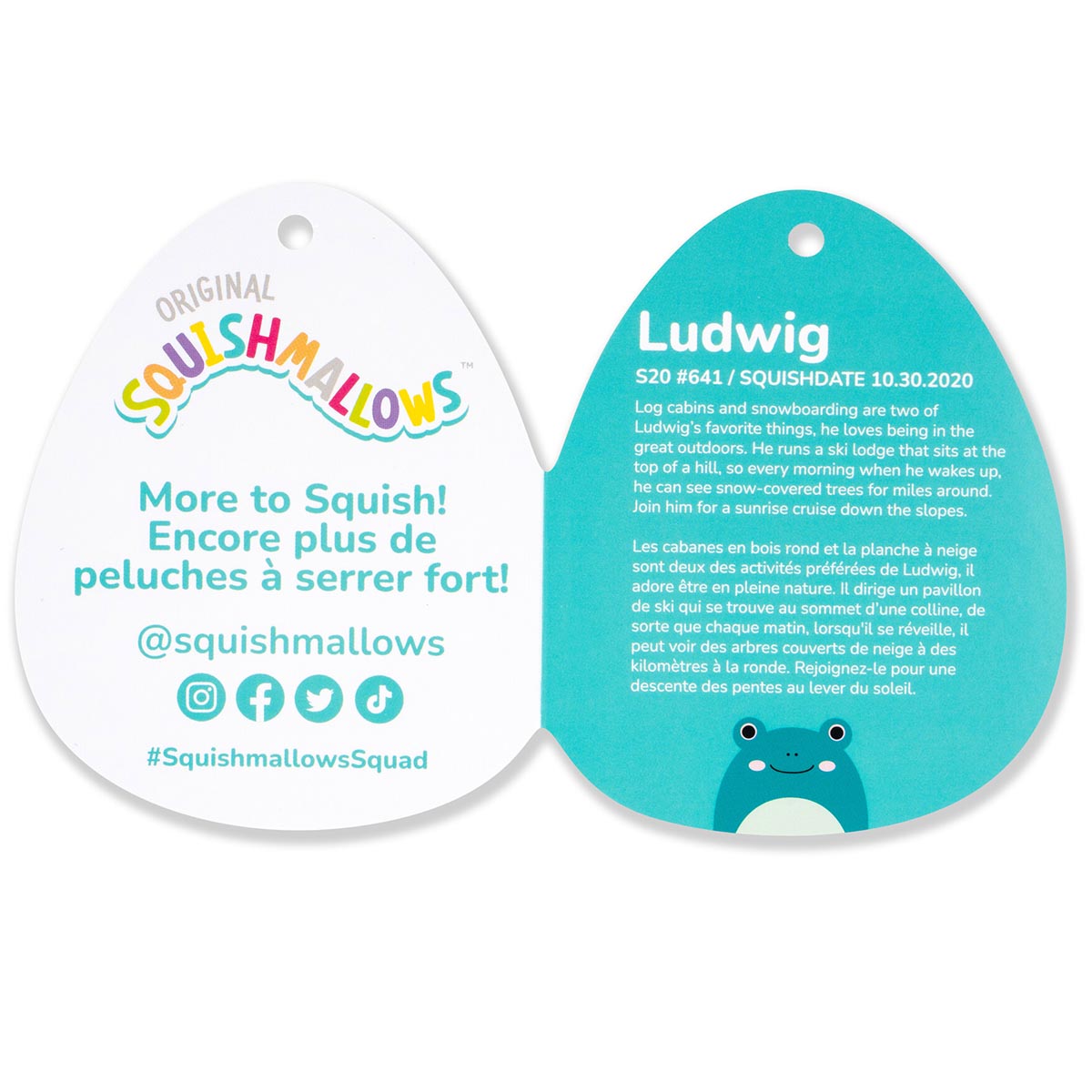12-Inch Ludwig the Teal Frog with Mint Green Belly - Image 6