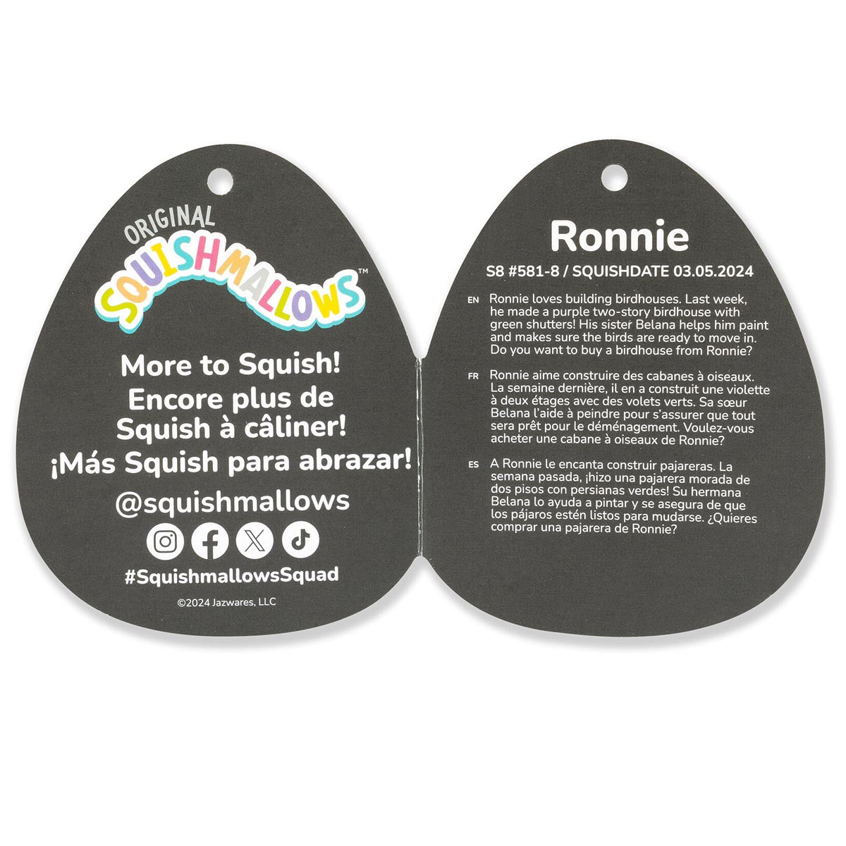 8-Inch Select Series: Ronnie the Cow in Puffer Jacket - Image 6