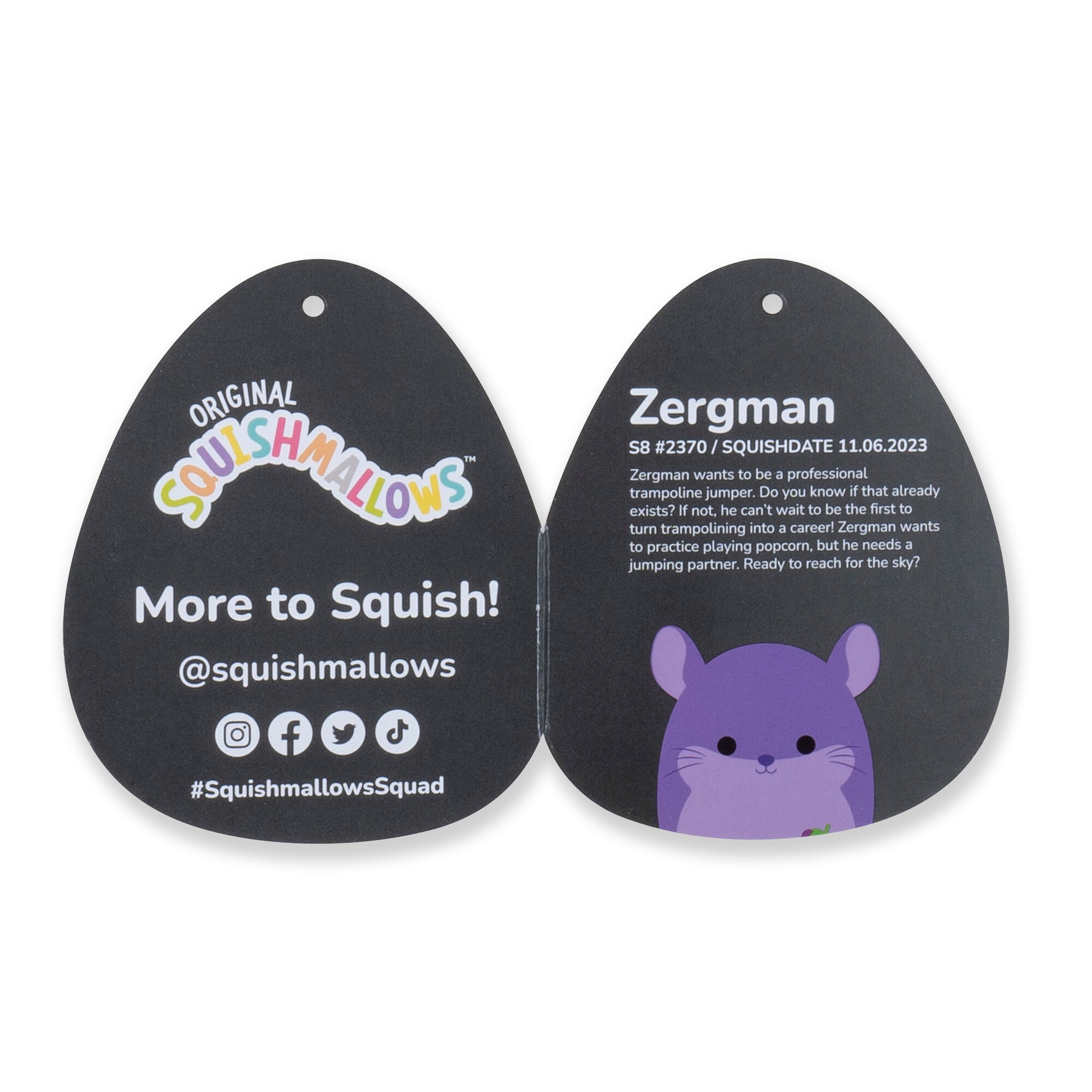 8-Inch Select Series: Zergman Grape Scented Chinchilla - Image 6
