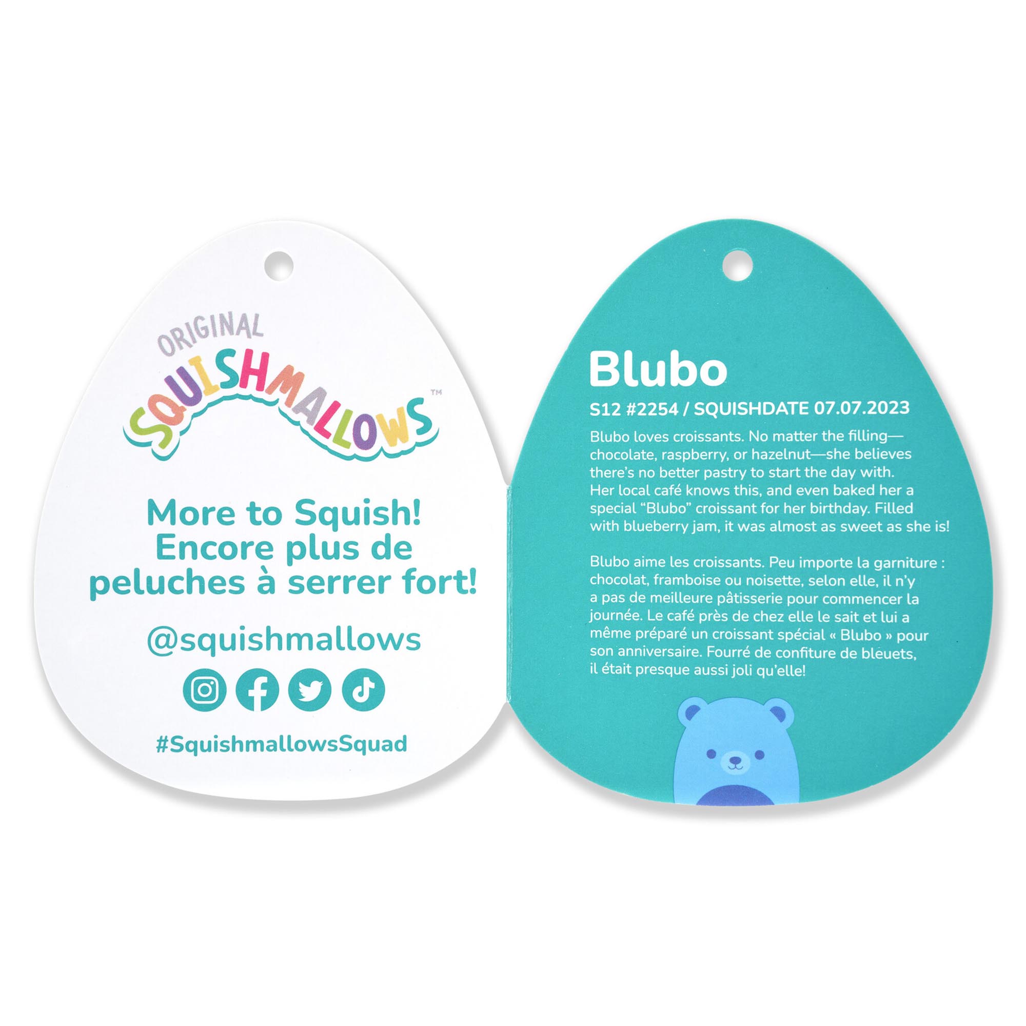 12-Inch Blubo the Neon Blue Bear - Image 6