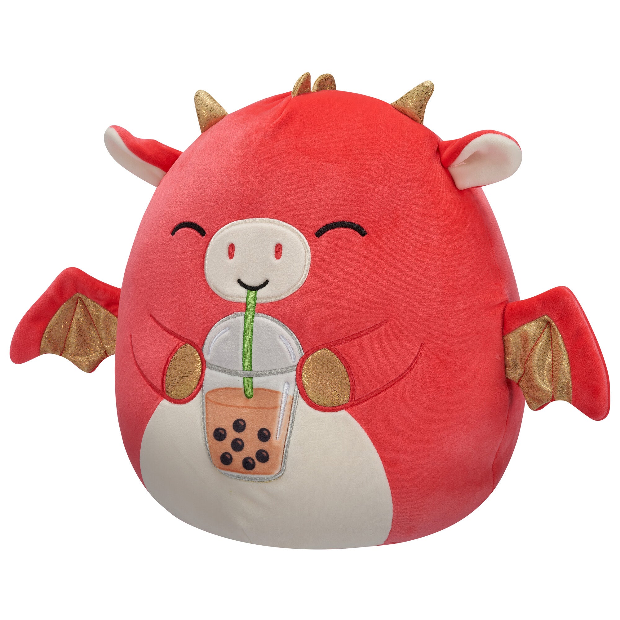 12-Inch Baiden the Red Dragon with Boba Drink - Image 2