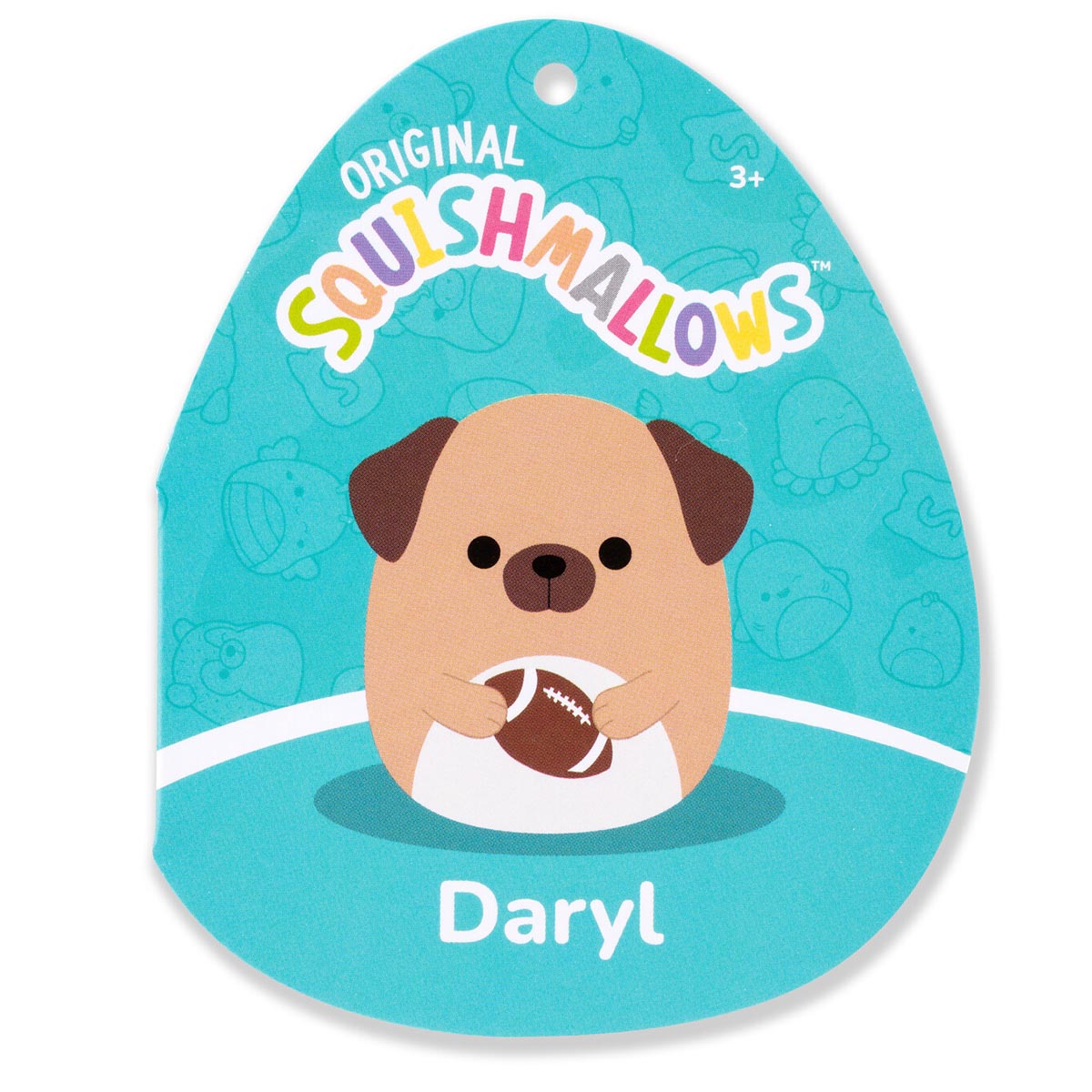 14-Inch Daryl the Brown Dog Holding Football - Image 5