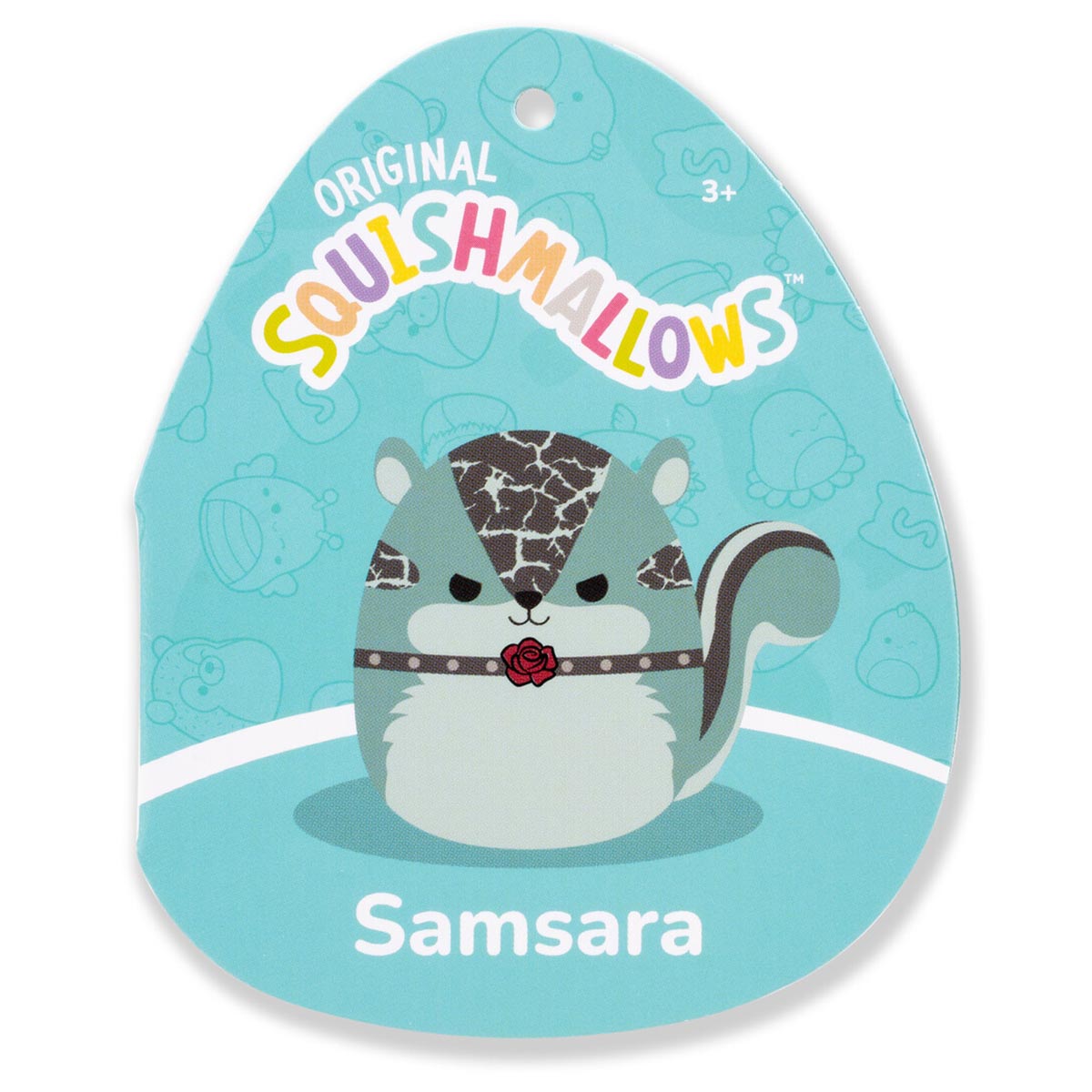 8-Inch Samsara the Teal Chipmunk with Choker - Image 5