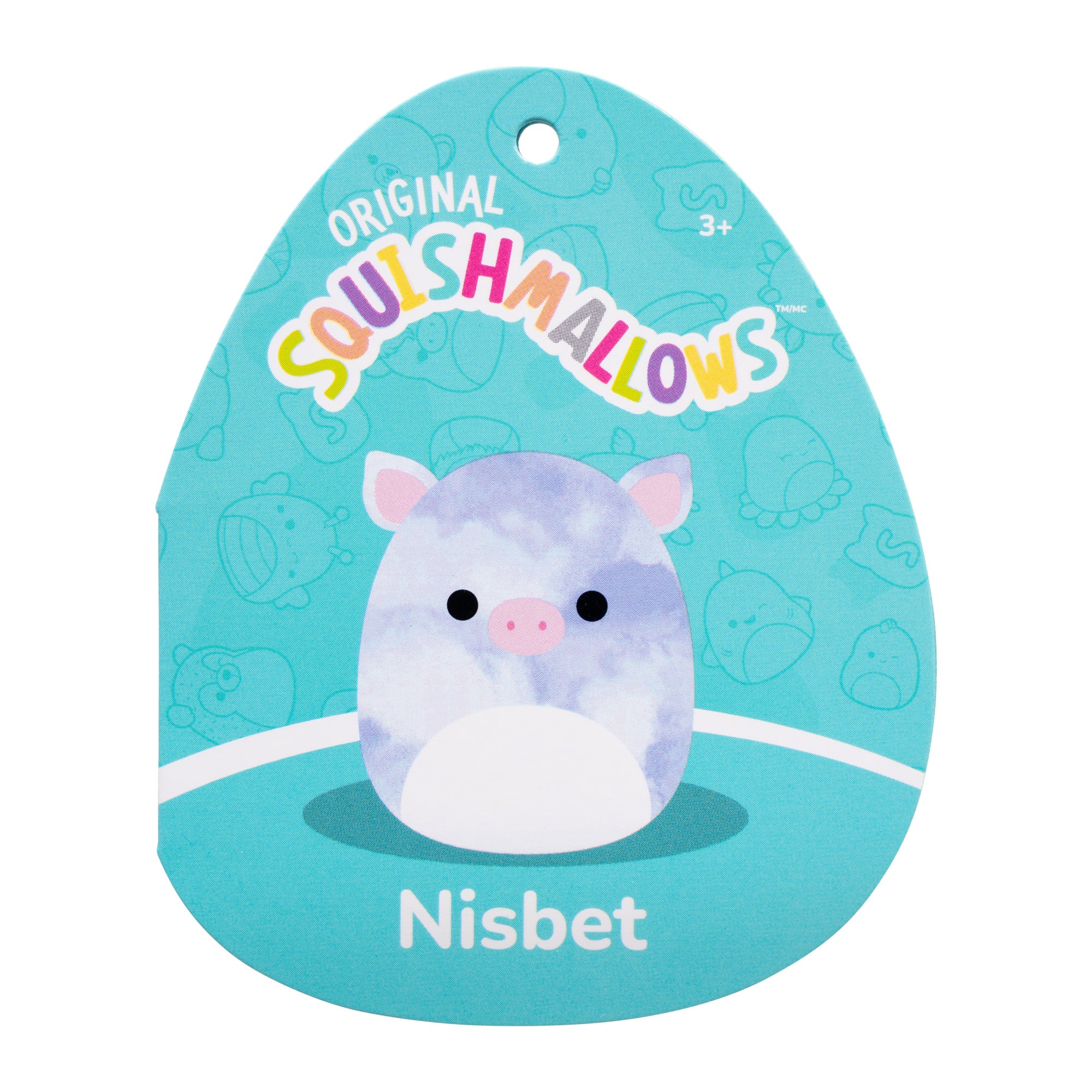 12-Inch Nisbet the Blue Tie Dye Pig - Image 5