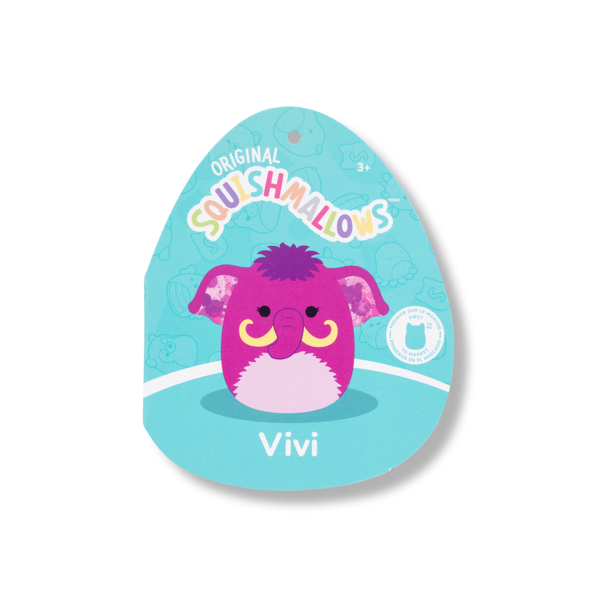 20-Inch Vivi the Bright Hot Pink Woolly Mammoth - Image 5
