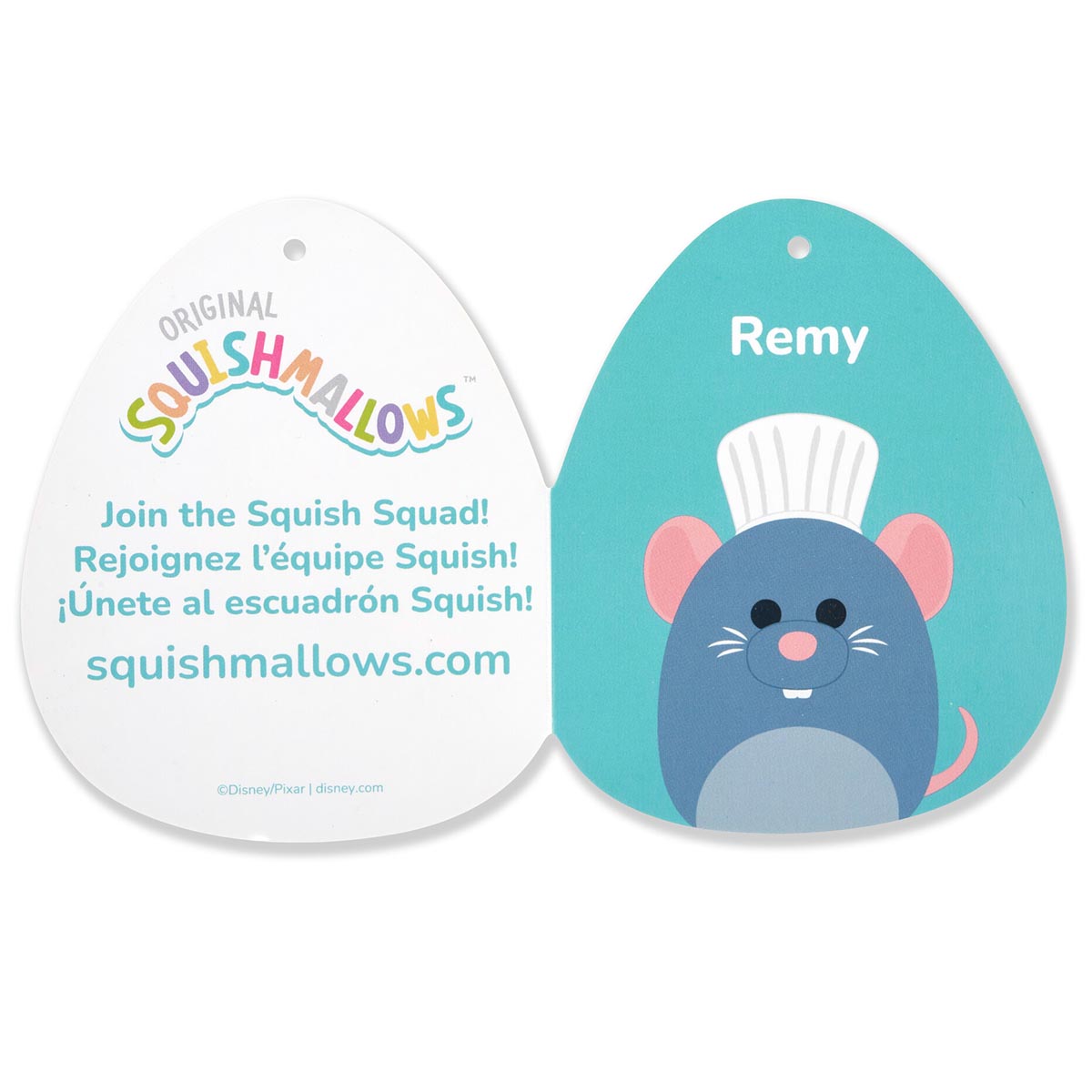 Squishmallows Original Disney-Pixar Remy Plush - Image 6