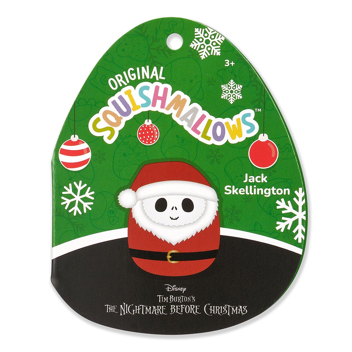 Squishmallows Original Disney 8-Inch Jack Skellington Santa Claus - Image 5