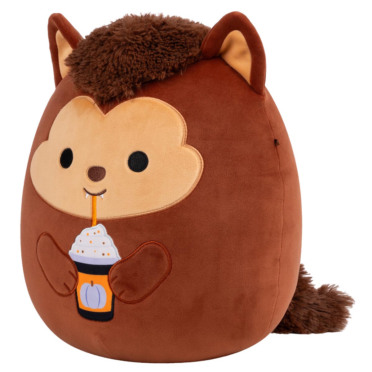 12-Inch Wade the Brown Werewolf Holding Purple Frappe - Image 2