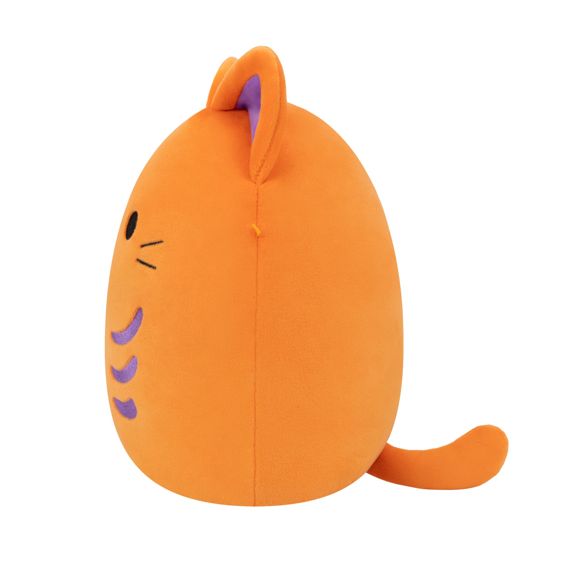 8-Inch Rigatoni the Orange and Purple Skeleton Cat - Image 3