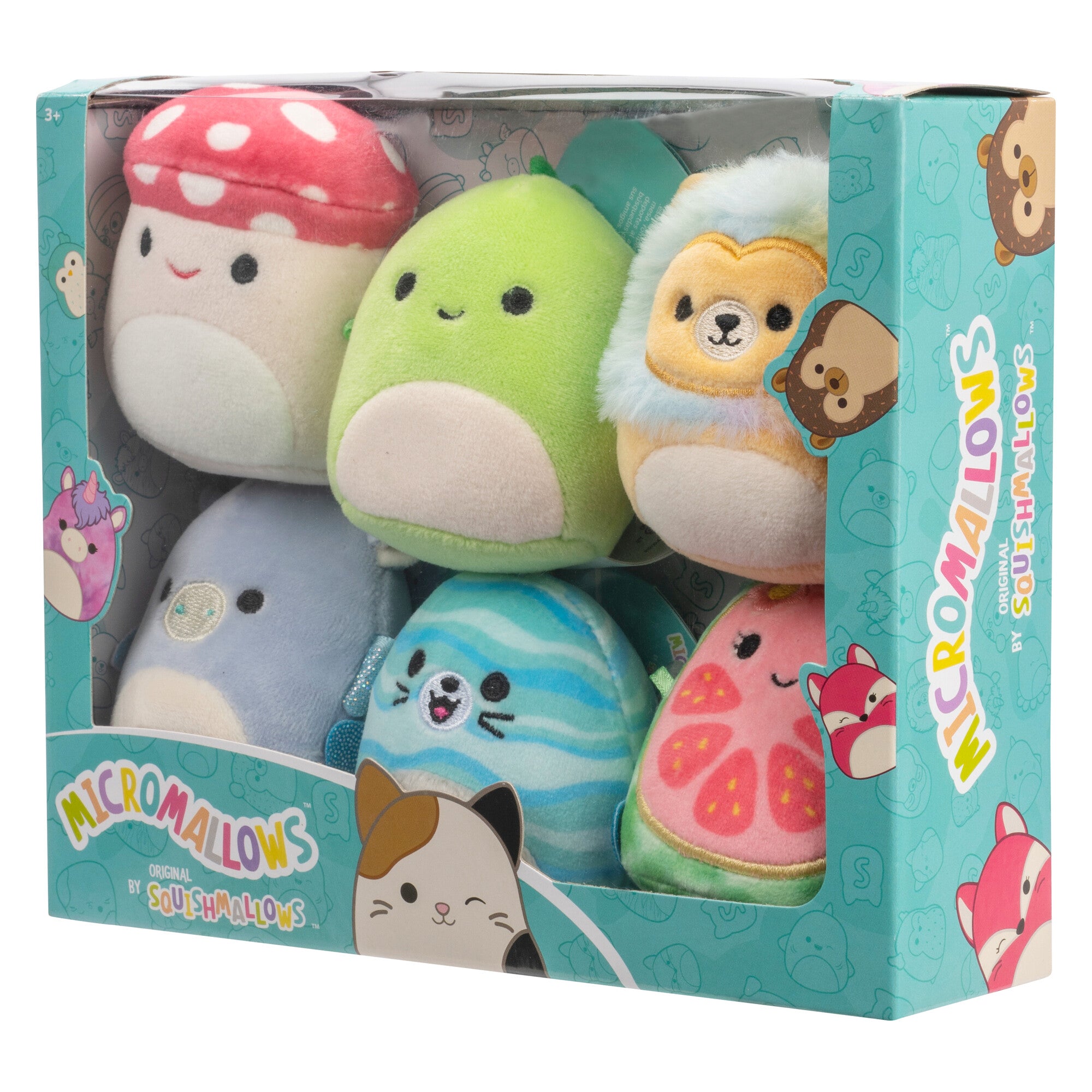 Micromallows 6-Pack – Danny Dinosaur. Dane Dragon. Malcolm Mushroom. Lena Guava Fruit. Leonard Lion. Noah Seal - Image 10