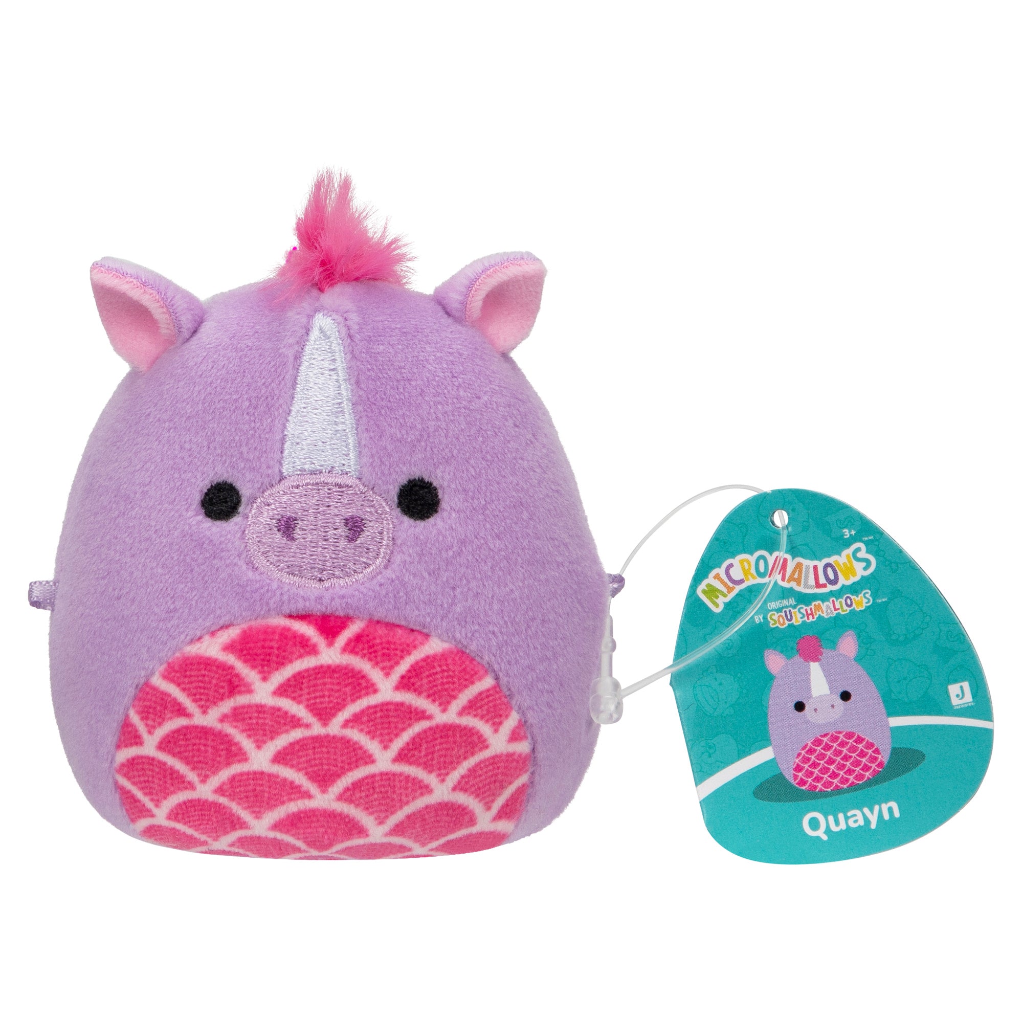Micromallows 5-Pack - Seanster Stegosaurus. Quayn Hippocampus. Amelia Cheese Mouse. Missy Me Drumstick. Babs Blue Jay - Image 6