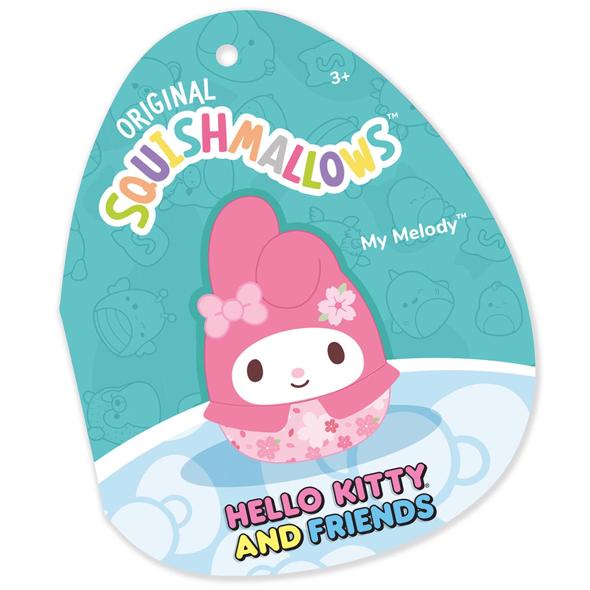 Hello Kitty and Friends 14-Inch My Melody Floral Print Squishmallows - Image 5