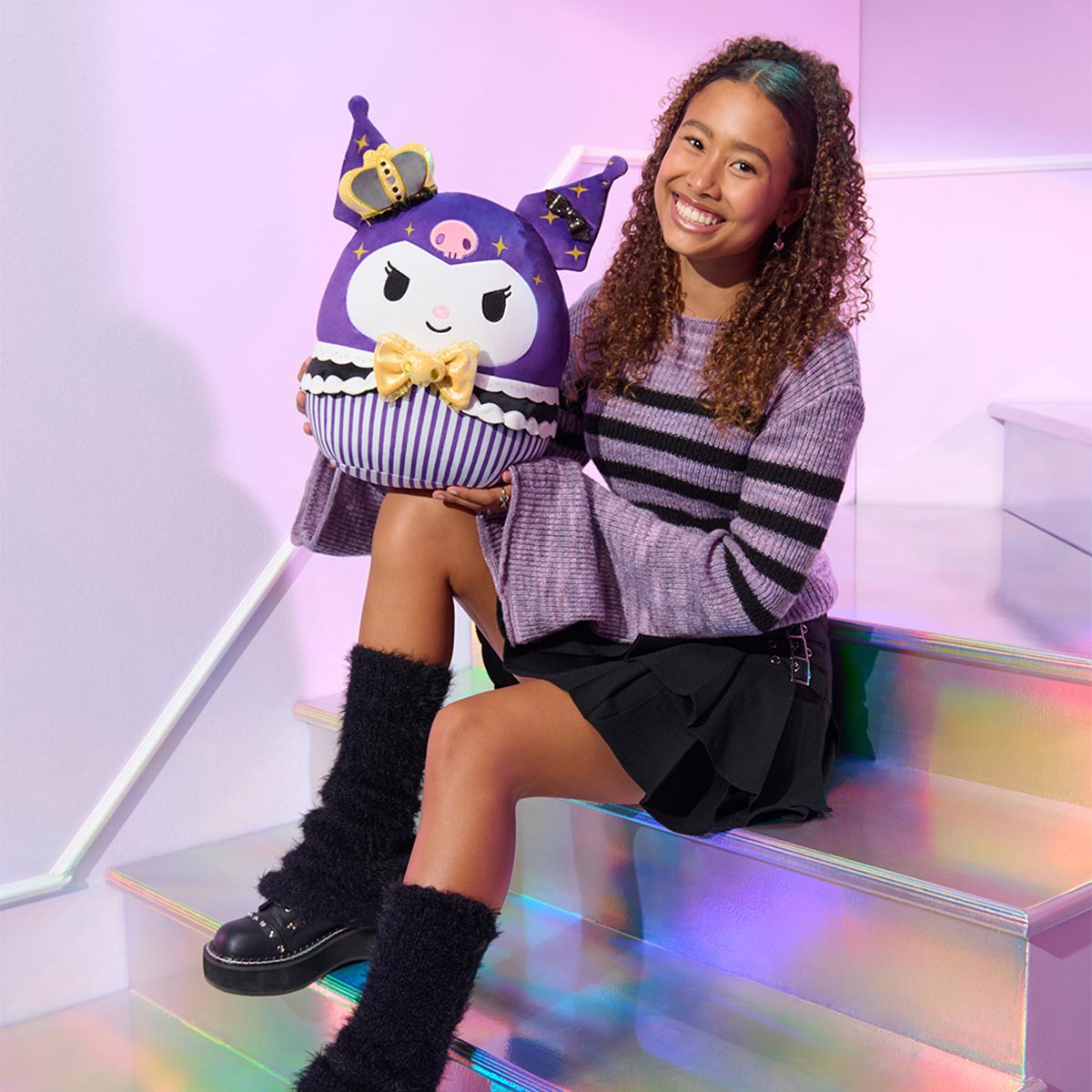 Hello Kitty and Friends 12-Inch Kuromi 20th Anniversary Kuromi Squishmallows - Image 2