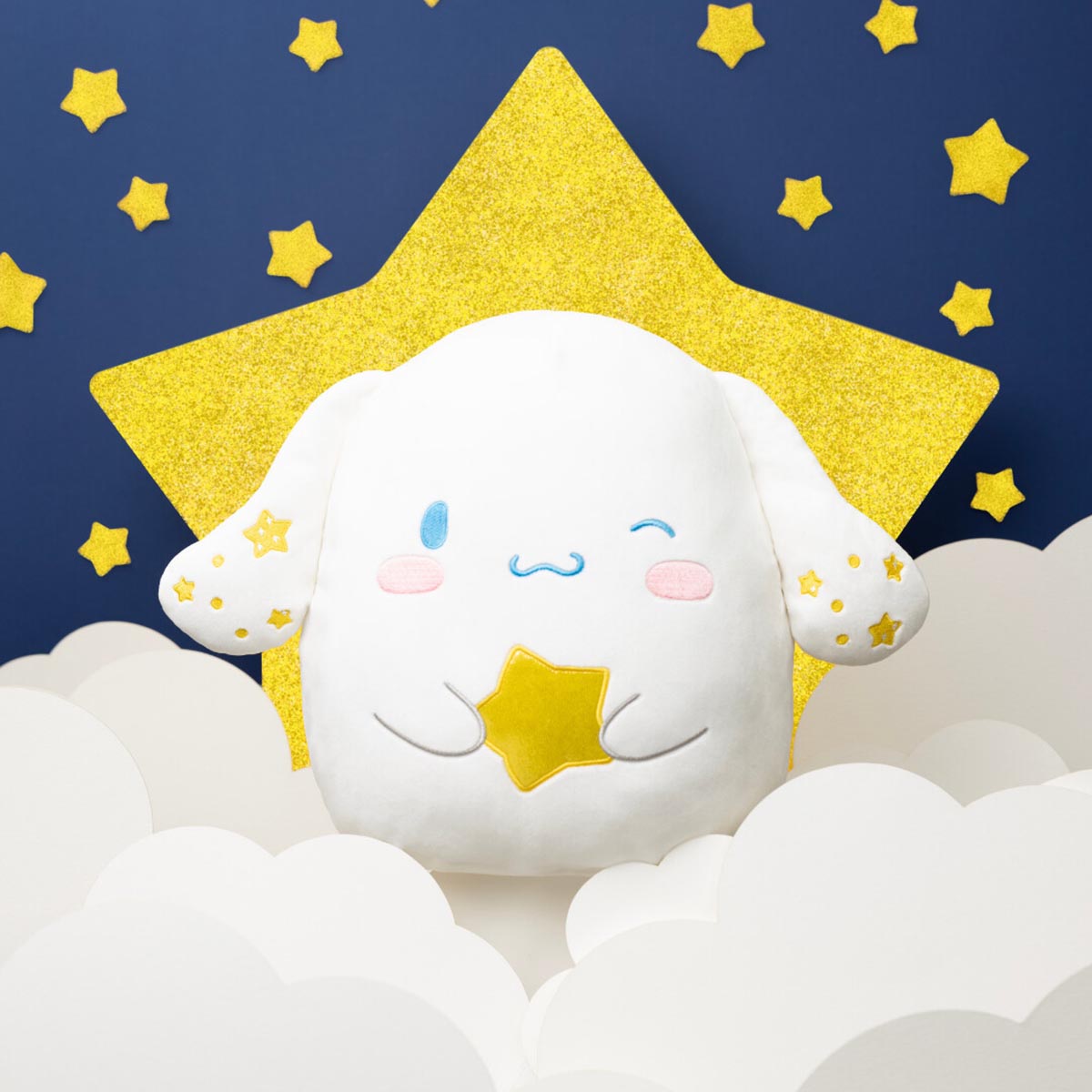 Hello Kitty and Friends 12-Inch Cinnamoroll Holding Star Squishmallows - Image 2