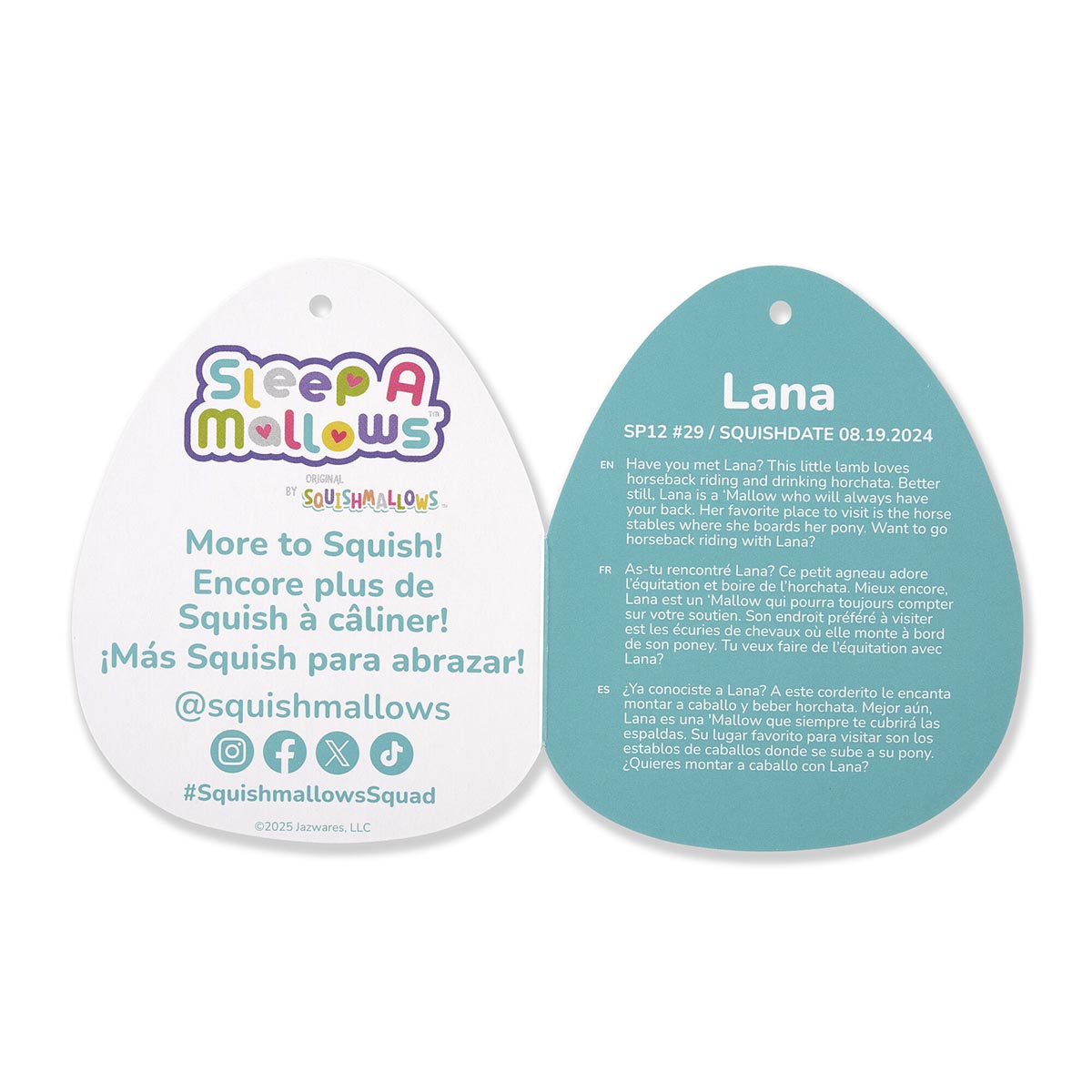 12-Inch Lana the Rainbow Lamb Sleepamallows - Image 6